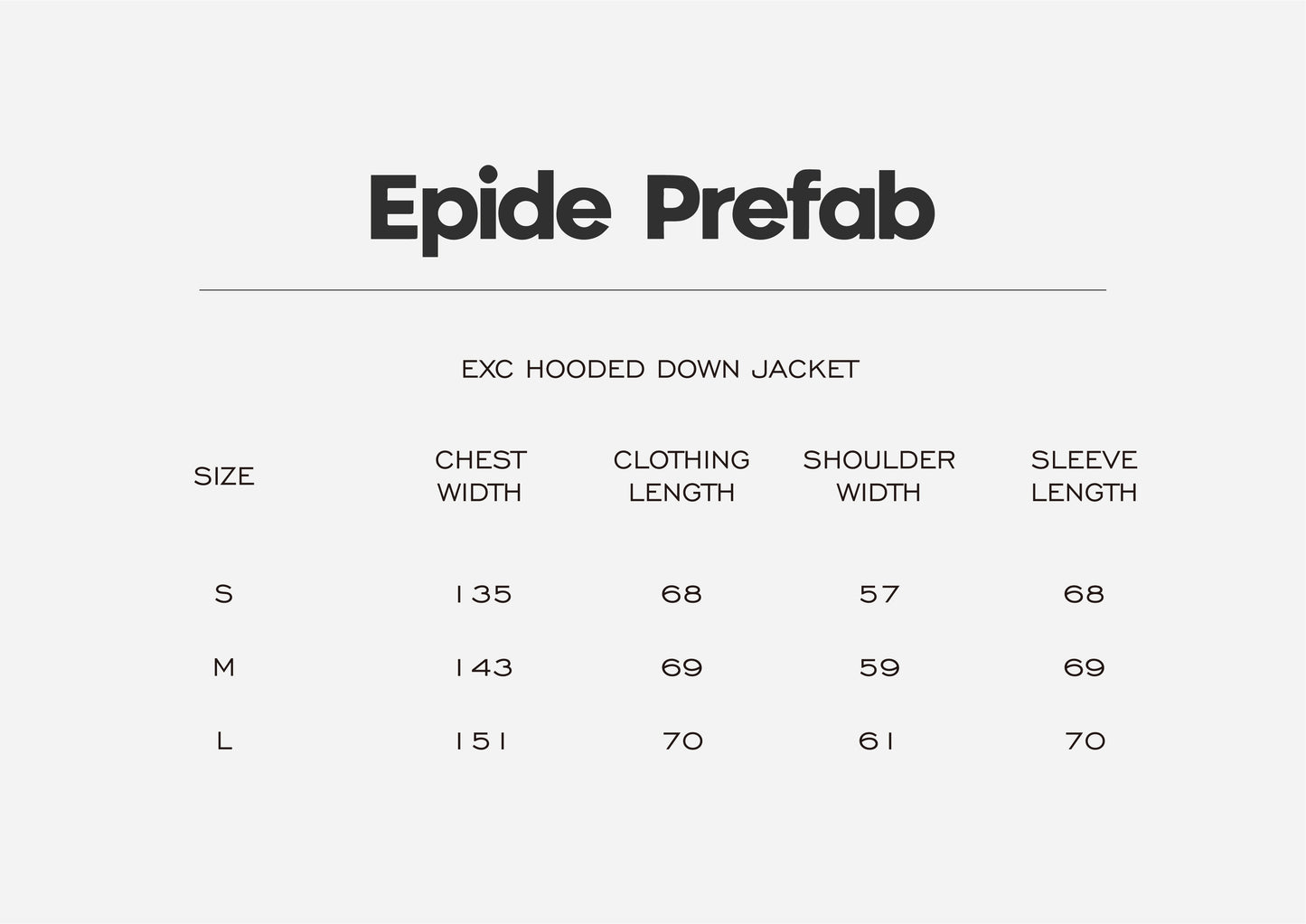 EXC Hooded Down Jacket