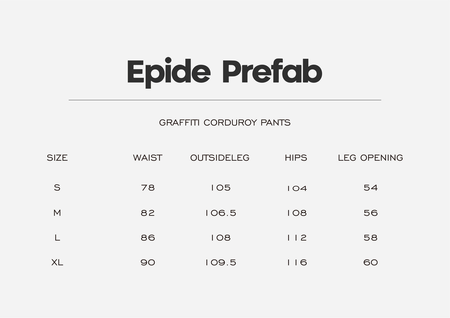 Graffiti Corduroy Chino