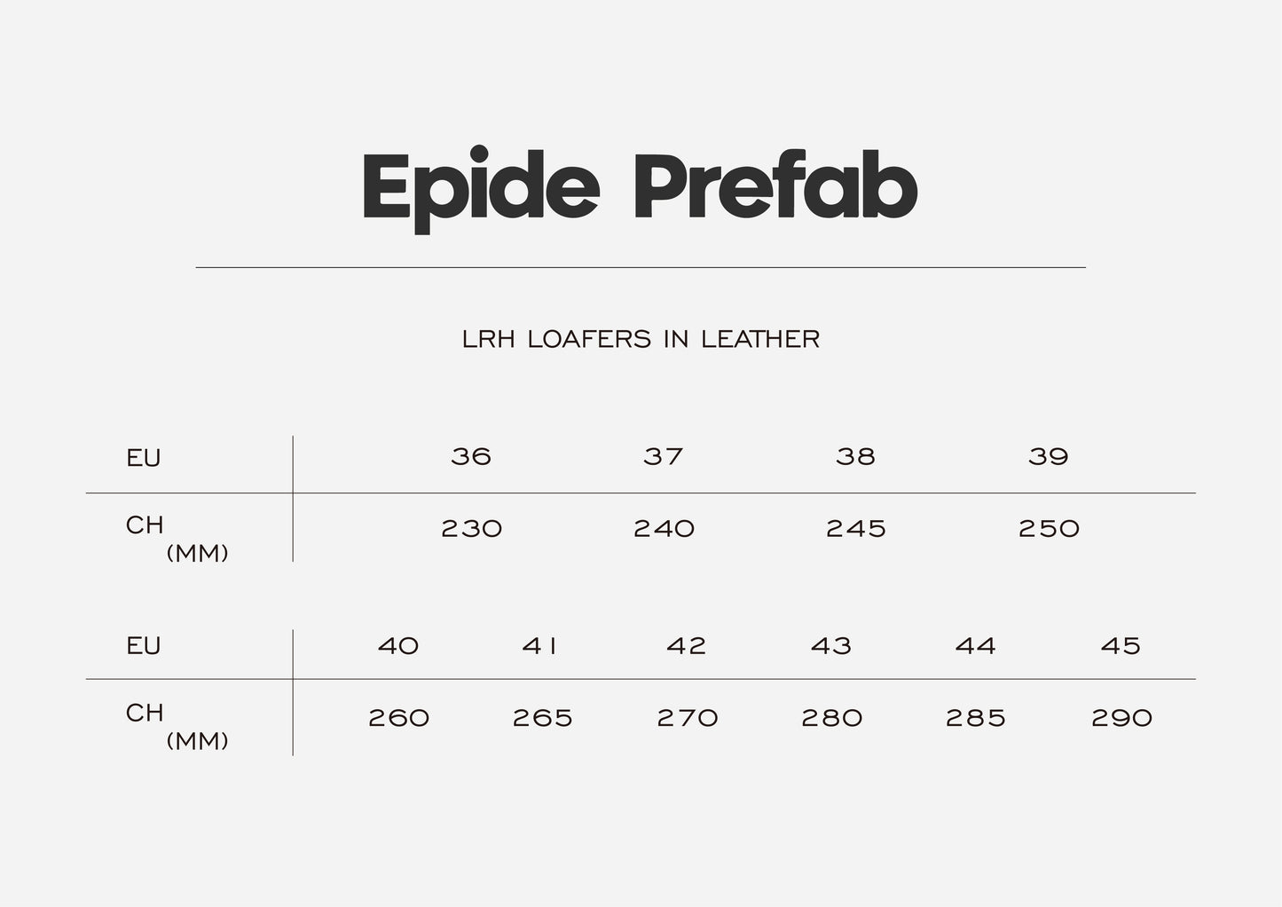 LRH Loafers in Leather