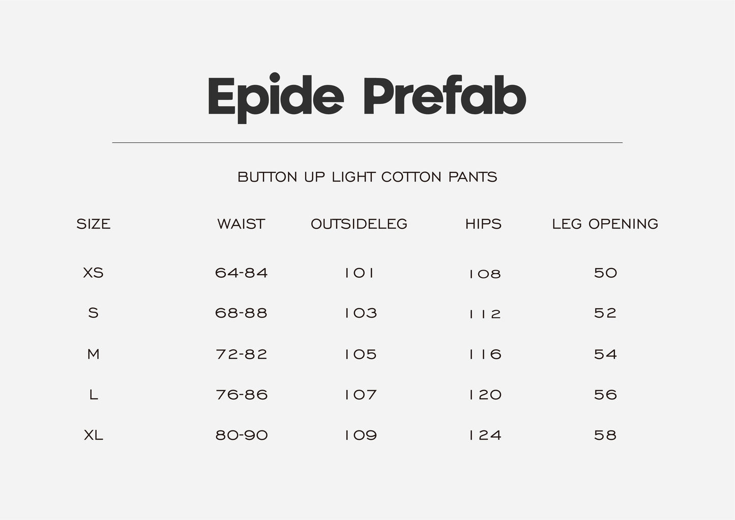 Button Up Light Cotton Pants