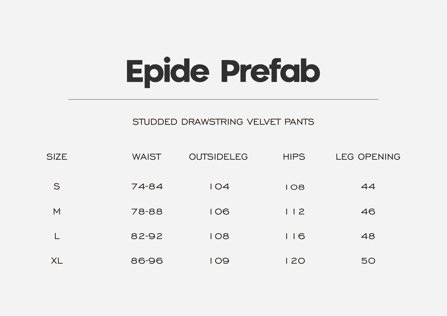 Studded Velvet Track Pants