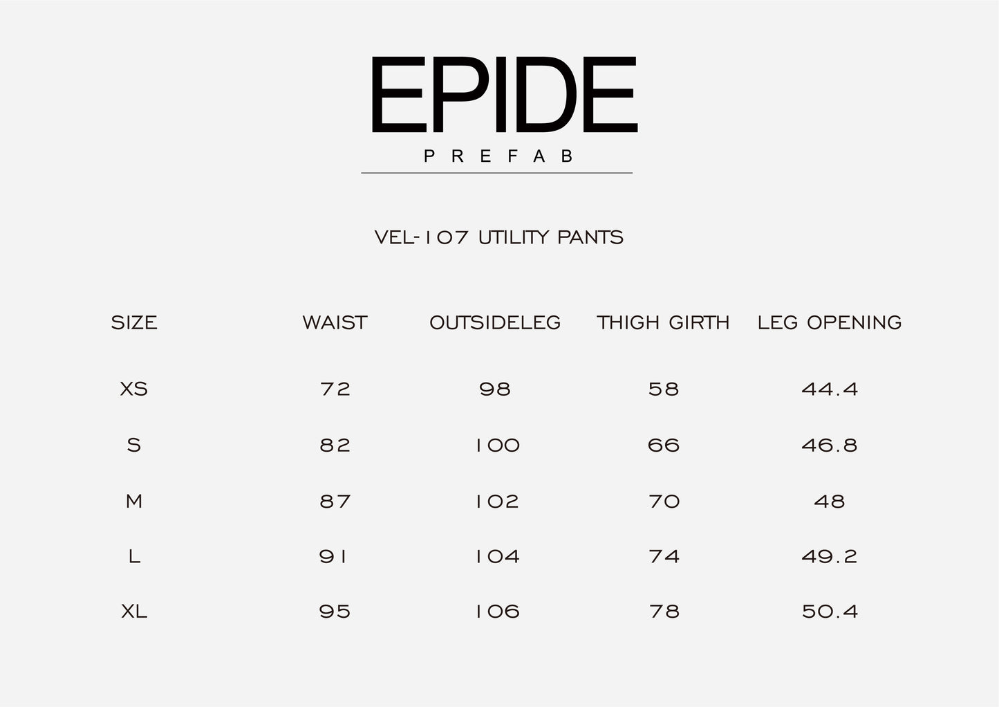 VEL-107 Utility Pants