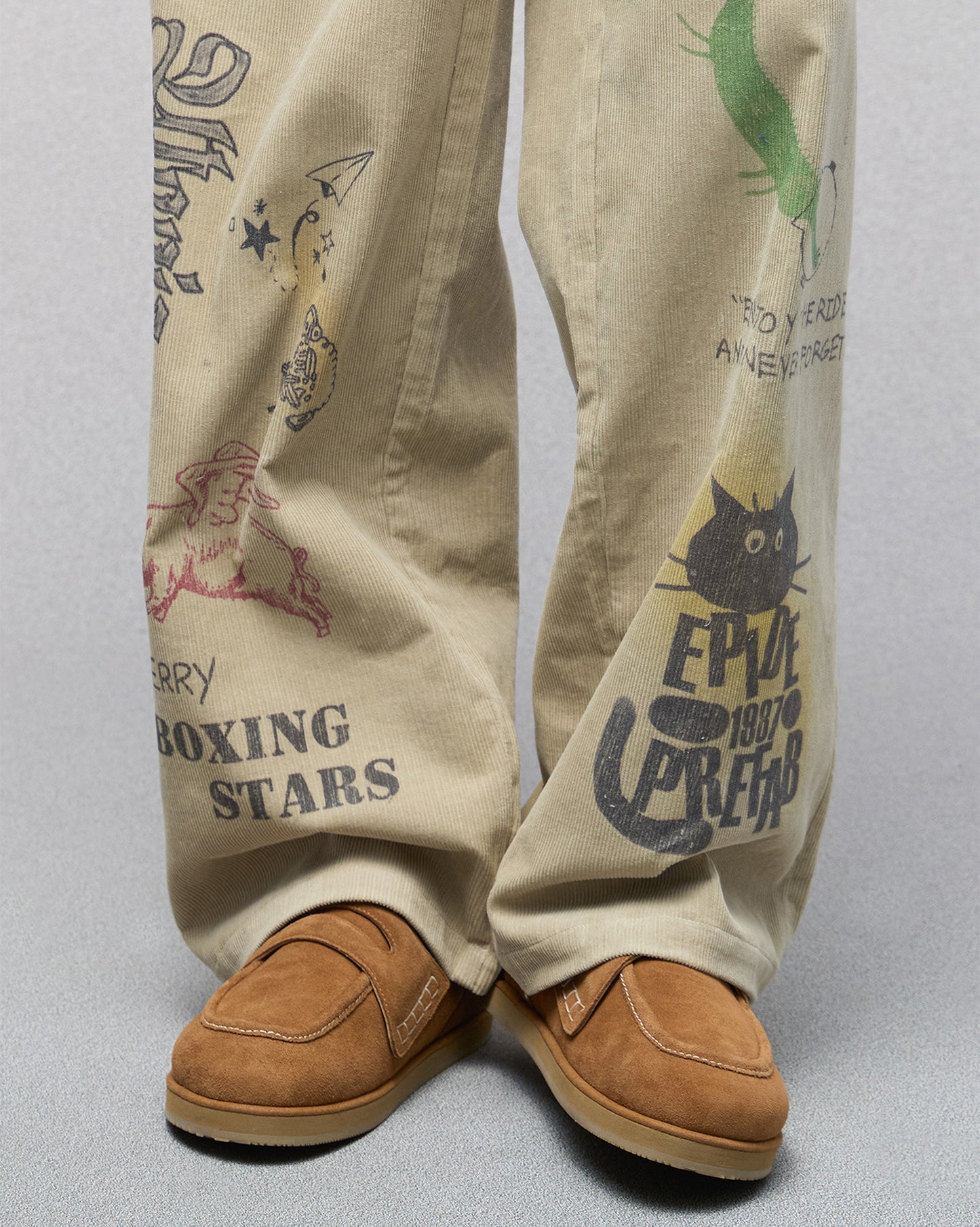 Shearling Slide Loafers