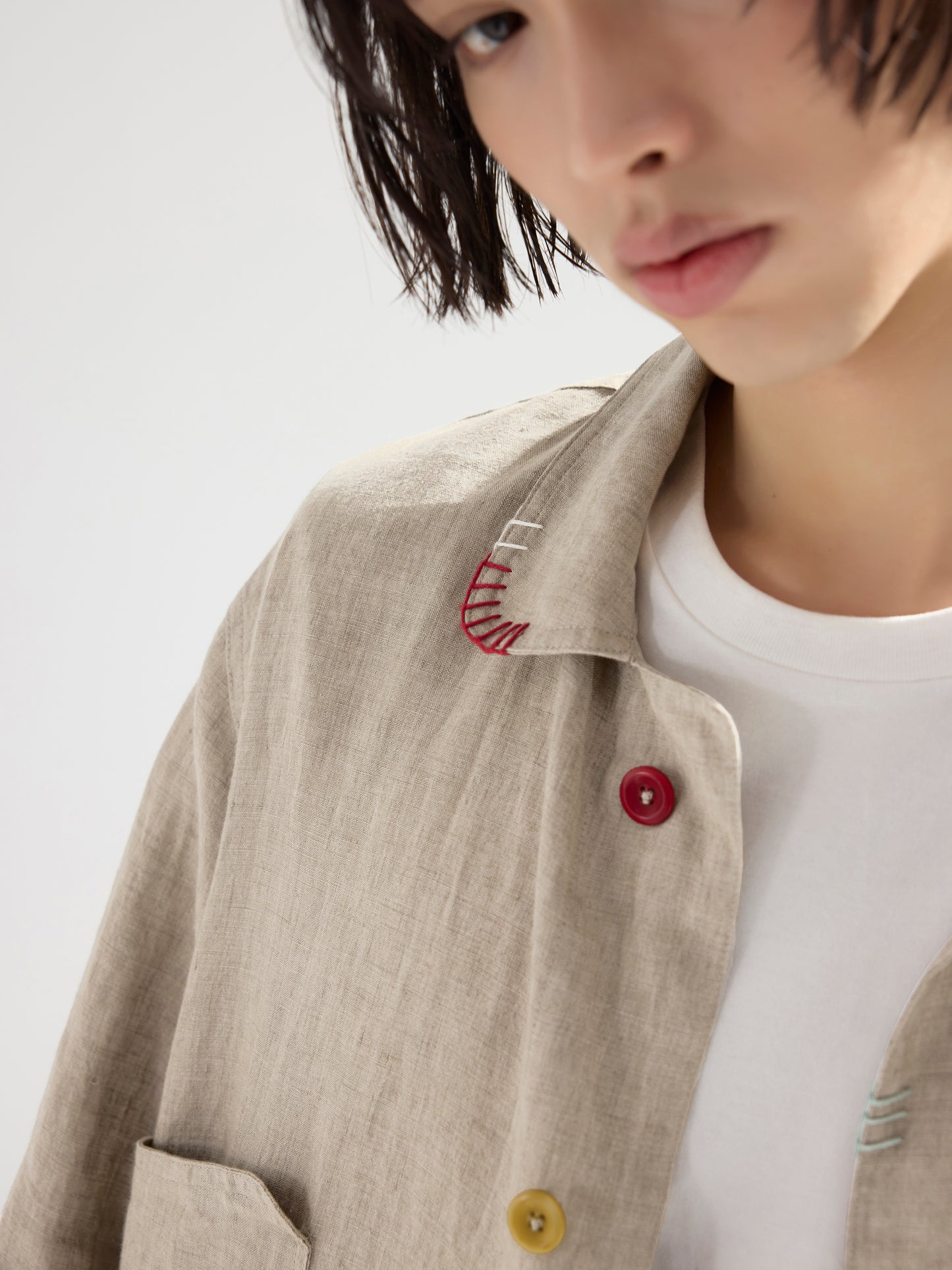 Hand Embroidered Frank Shirt Jackets