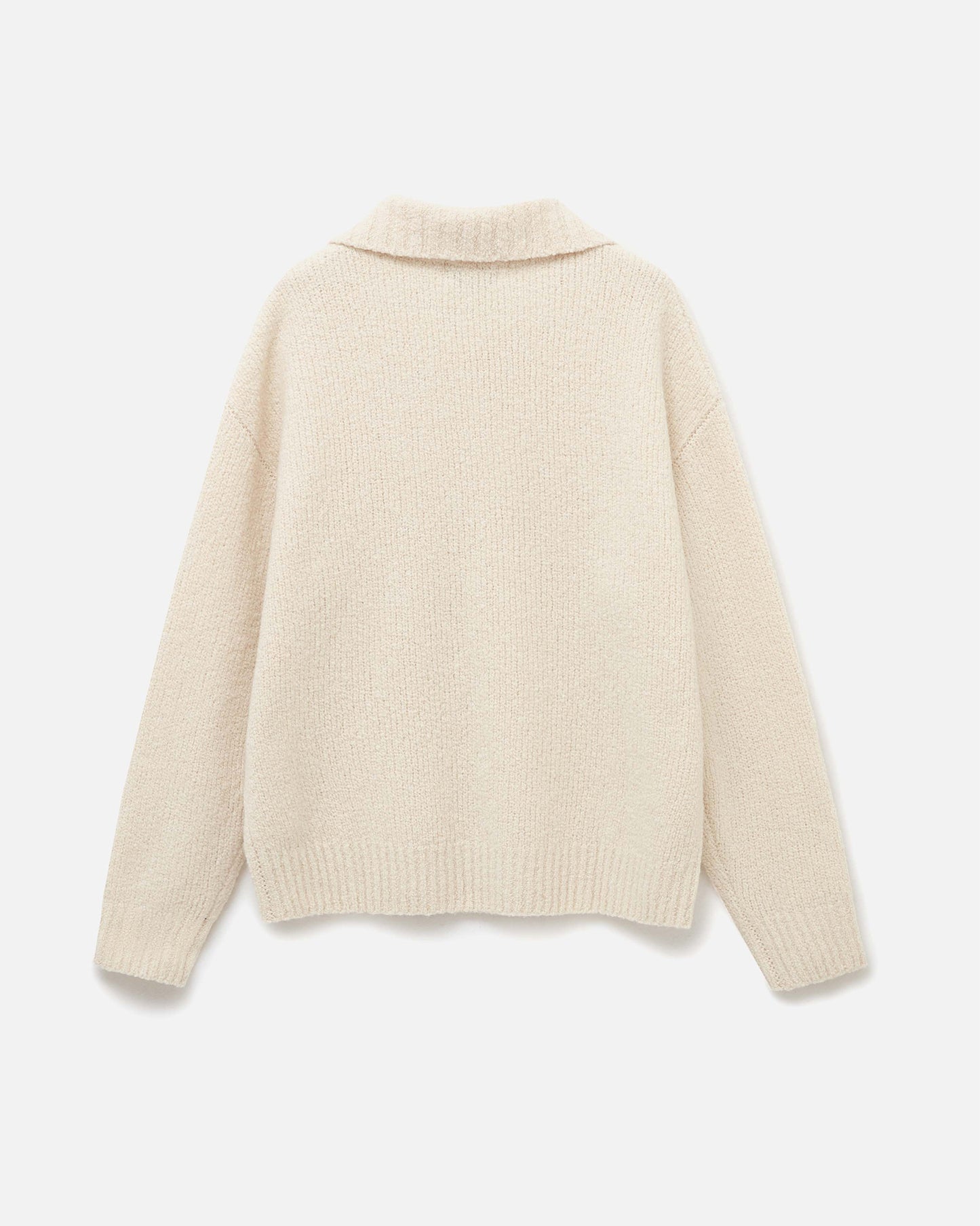 Buttoned Turtleneck Sweater