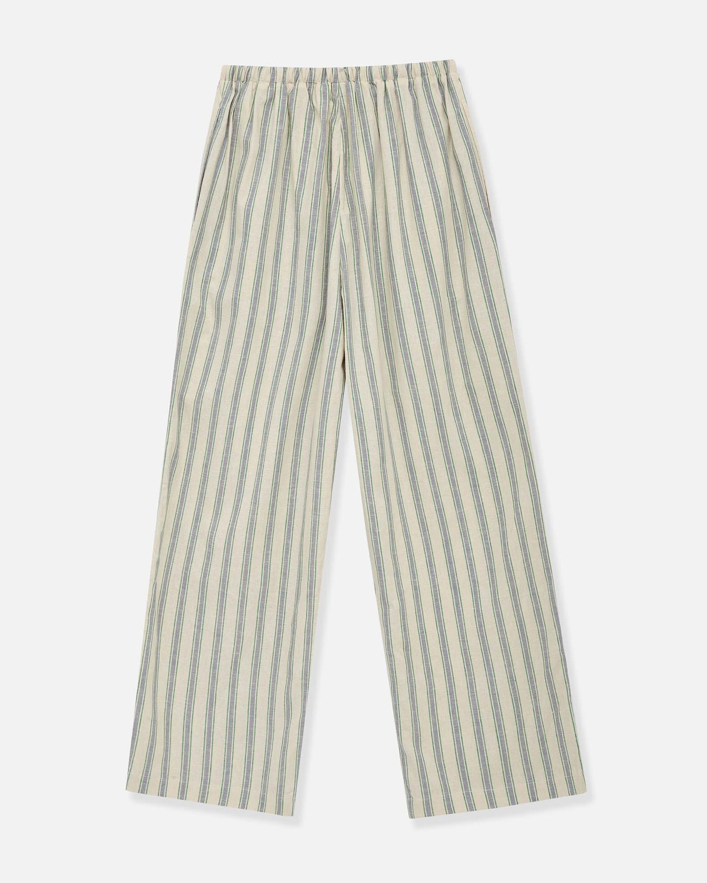 Pajama-style Striped Pants