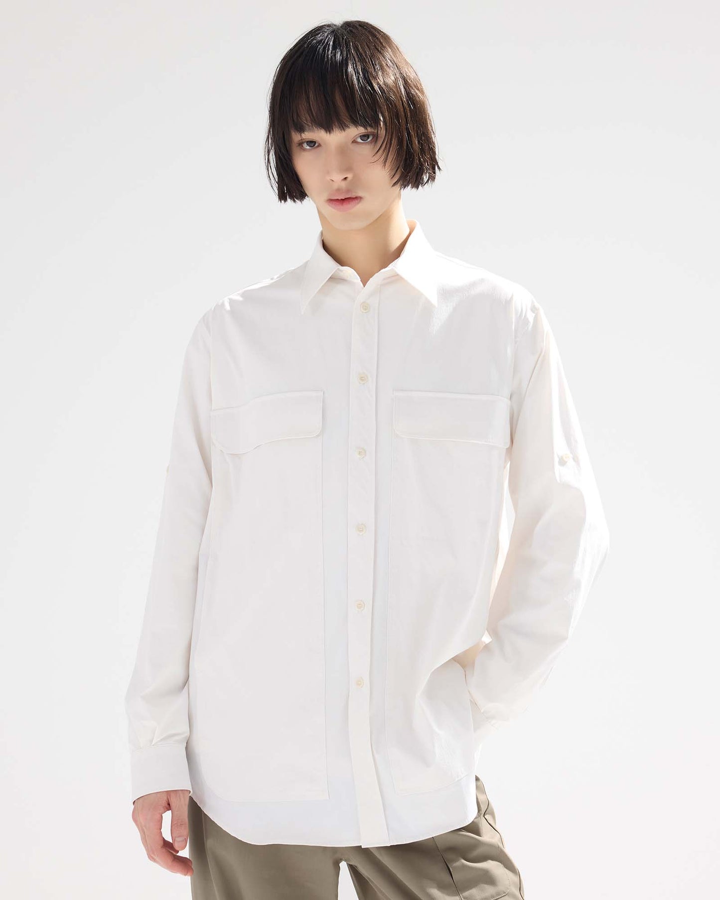 Patch Pockets 2-Way Shirts