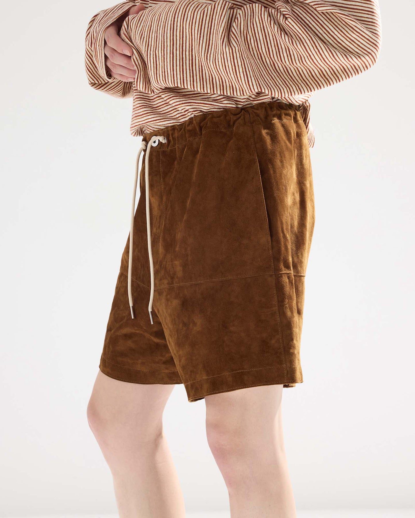 Lamb Suede Shorts