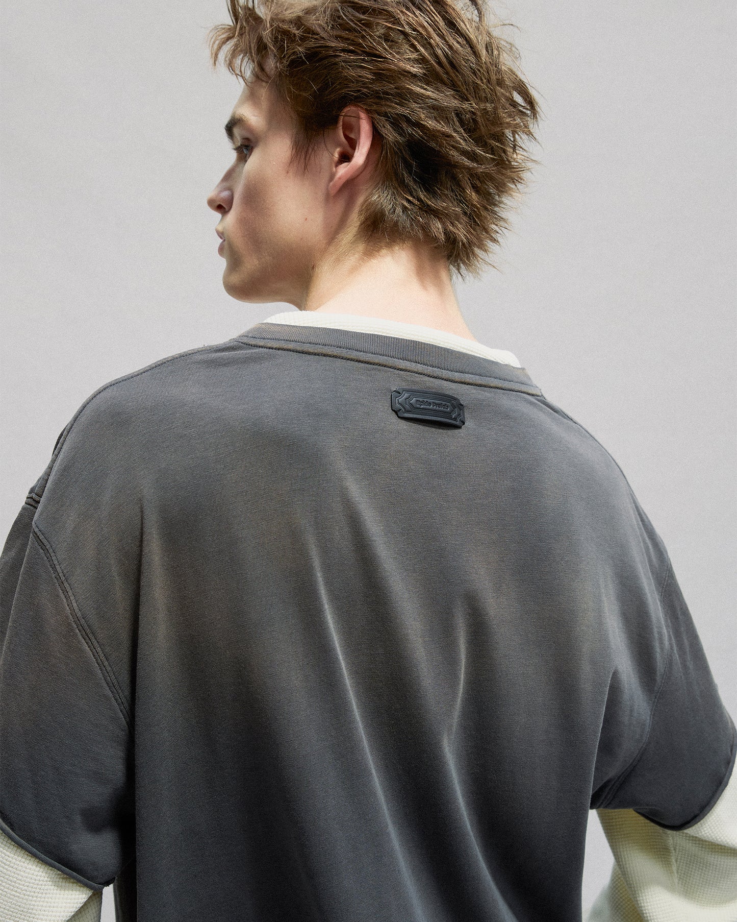 Layered Waffle LS T-shirt