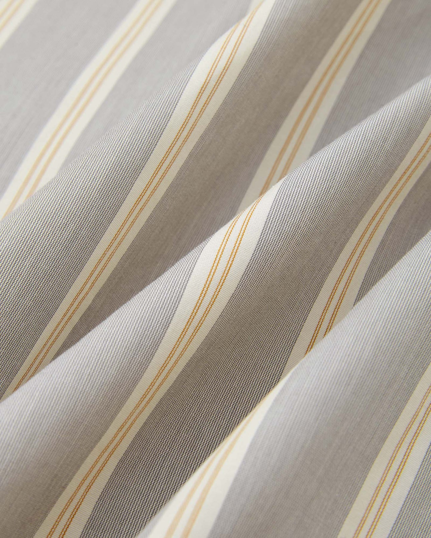 Pajama-style Striped Long Sleeve Shirt