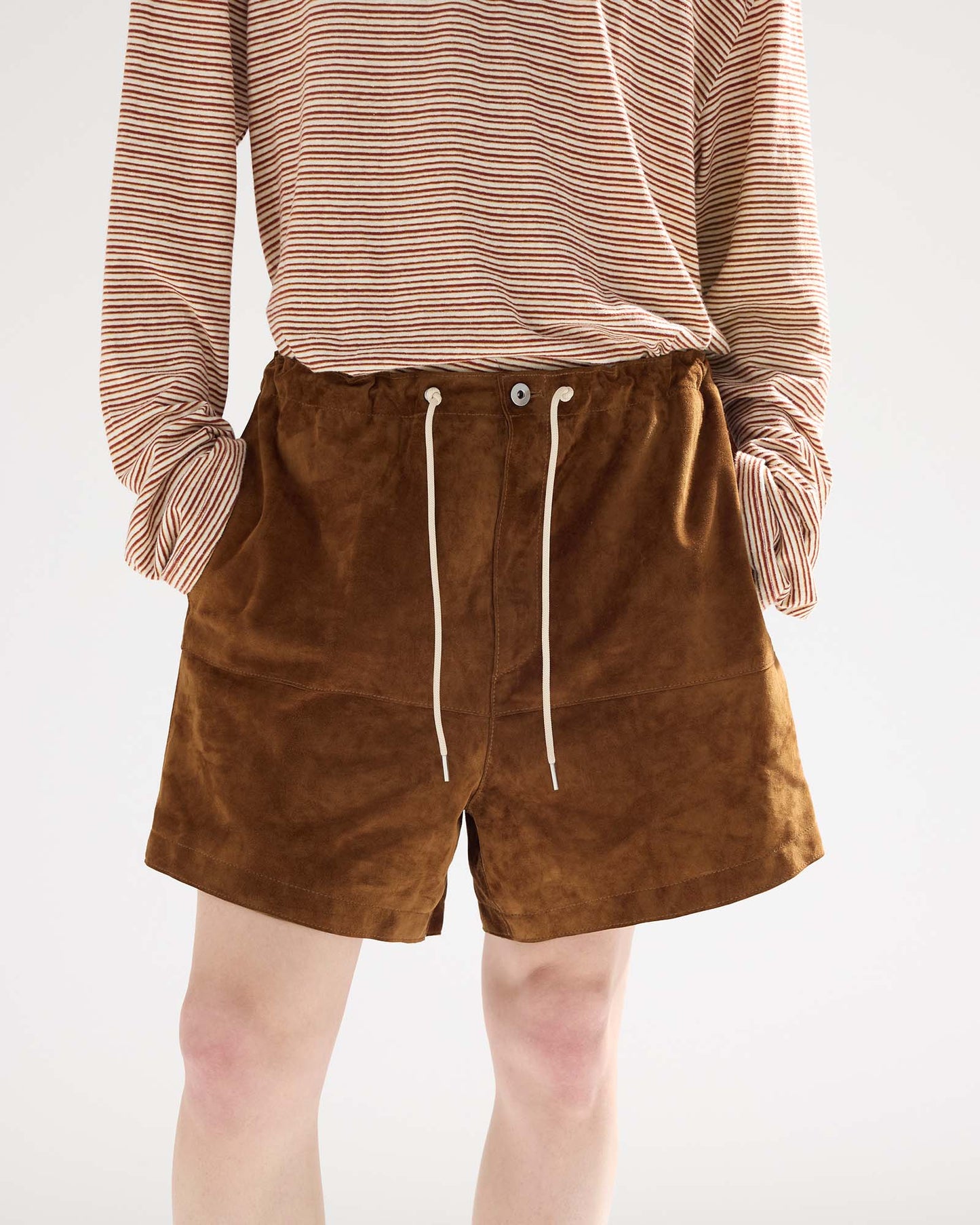 Lamb Suede Shorts