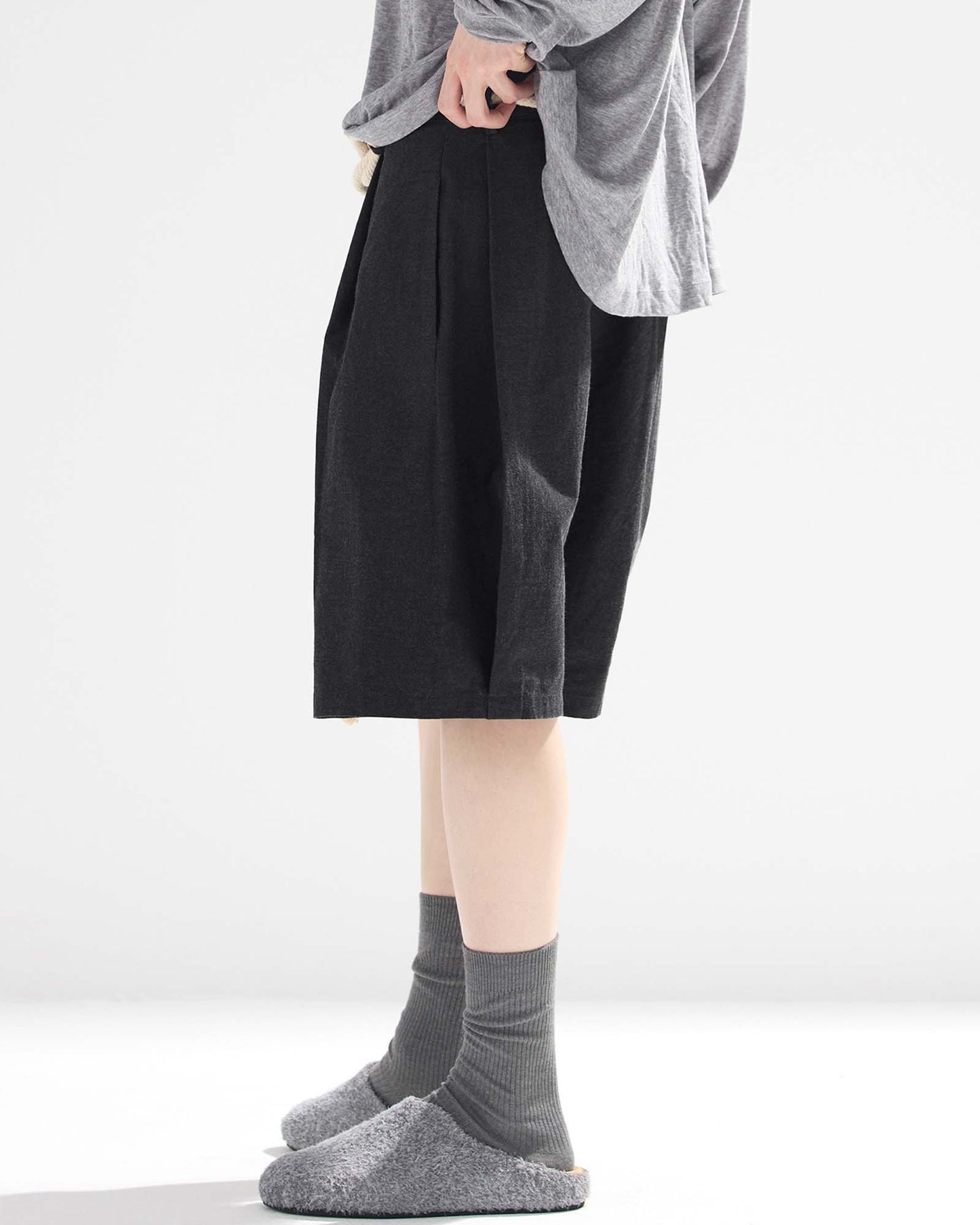 Belted Bermuda Shorts