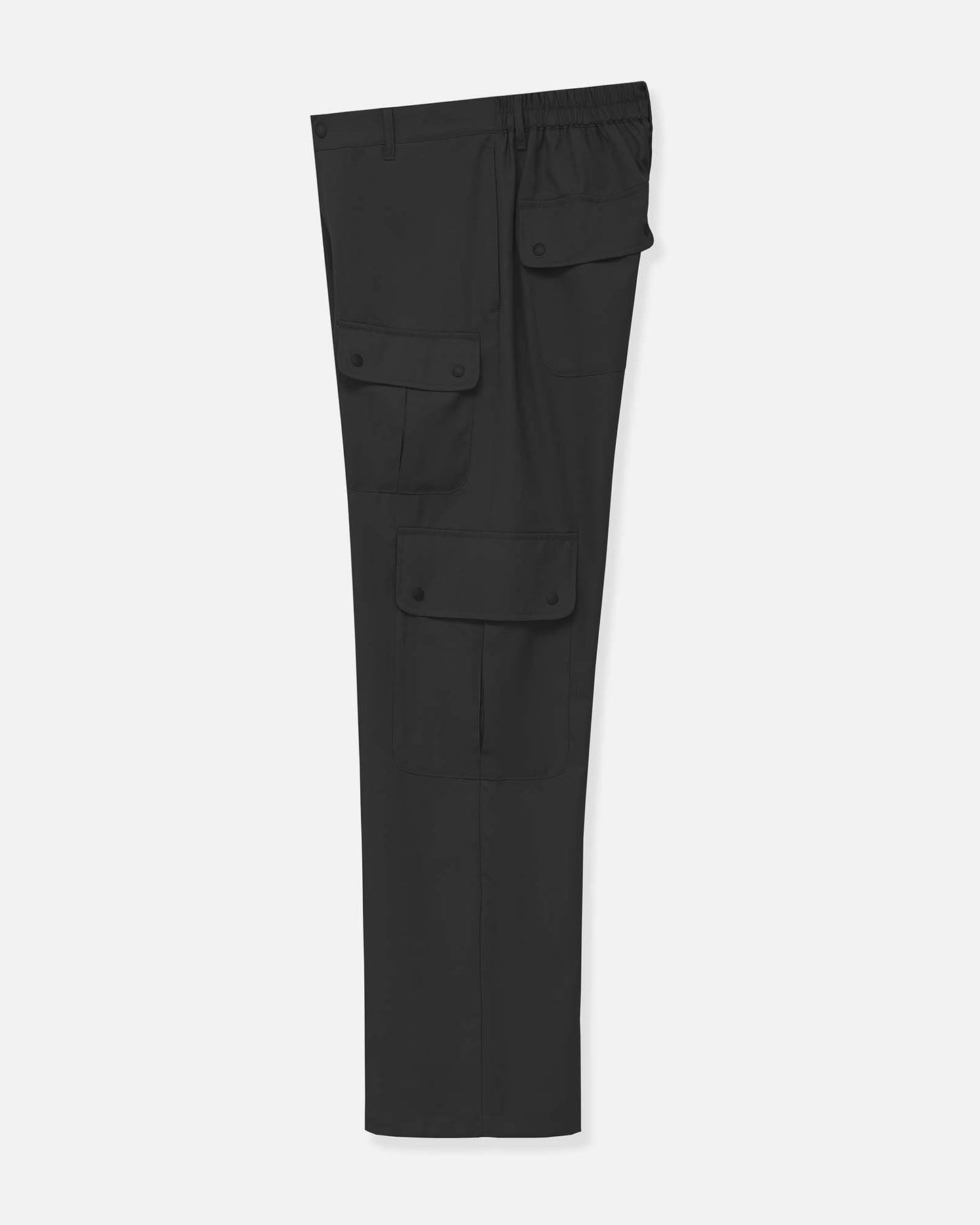 Cargo Pocket Wide Easy Pants in Wool