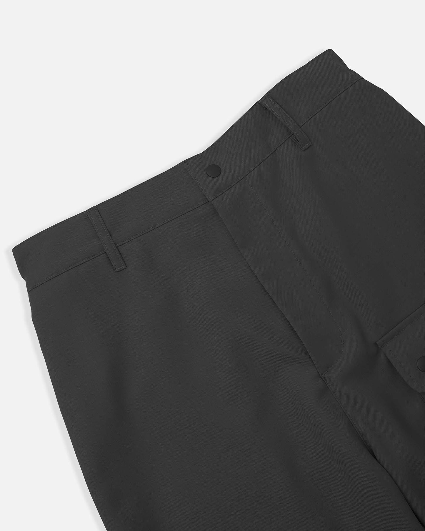 Cargo Pocket Wide Easy Pants in Wool