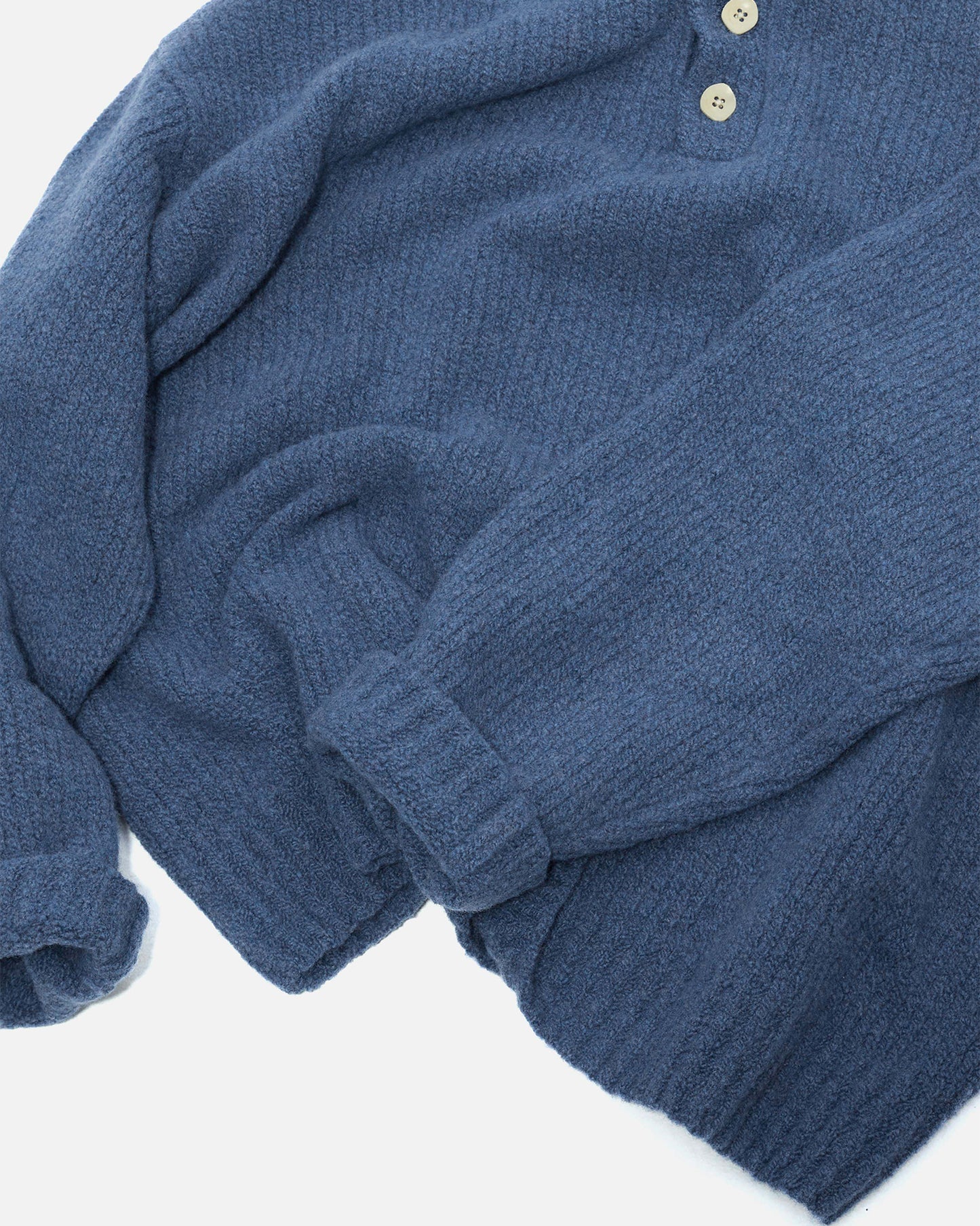 Buttoned Turtleneck Sweater