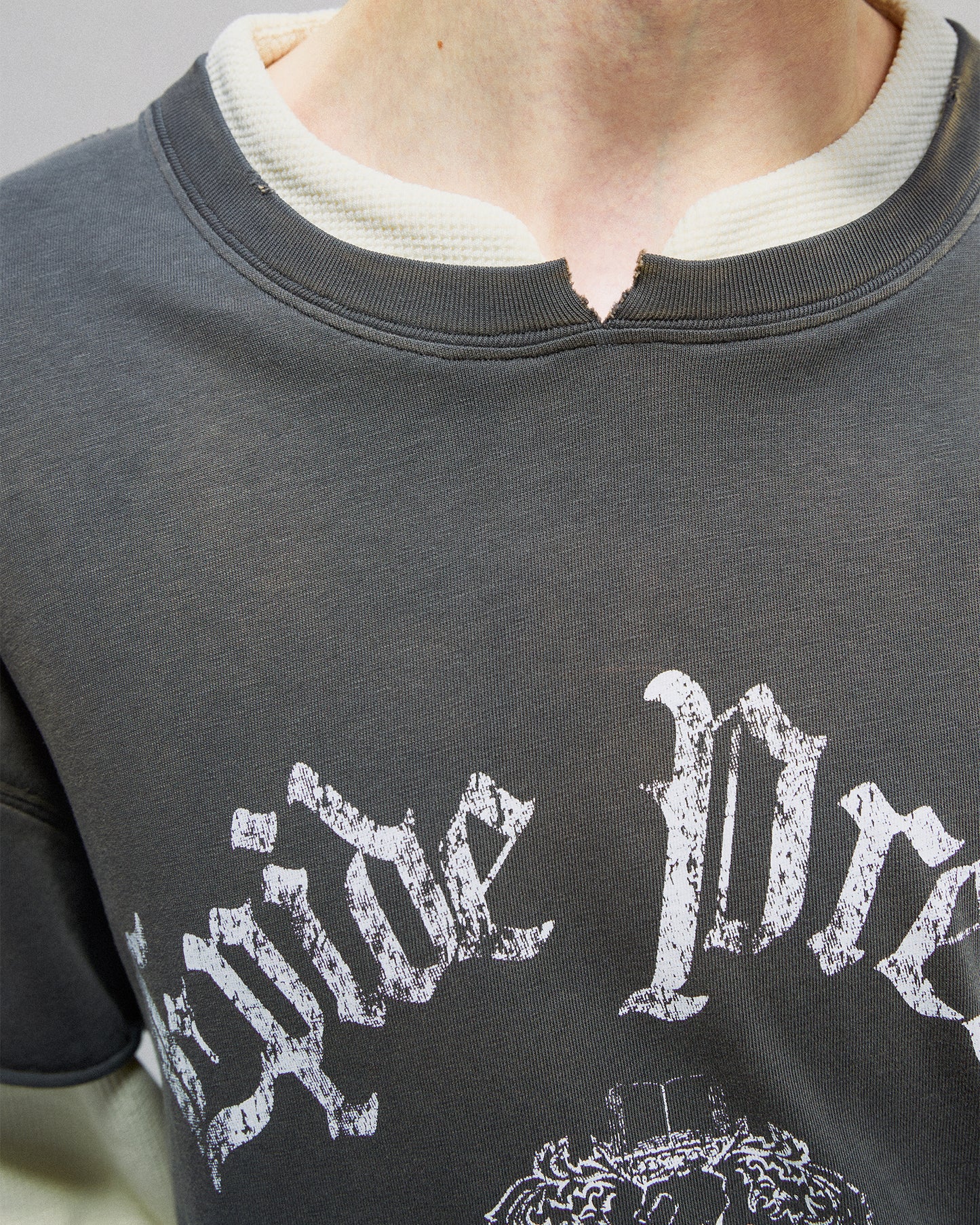 Layered Waffle LS T-shirt