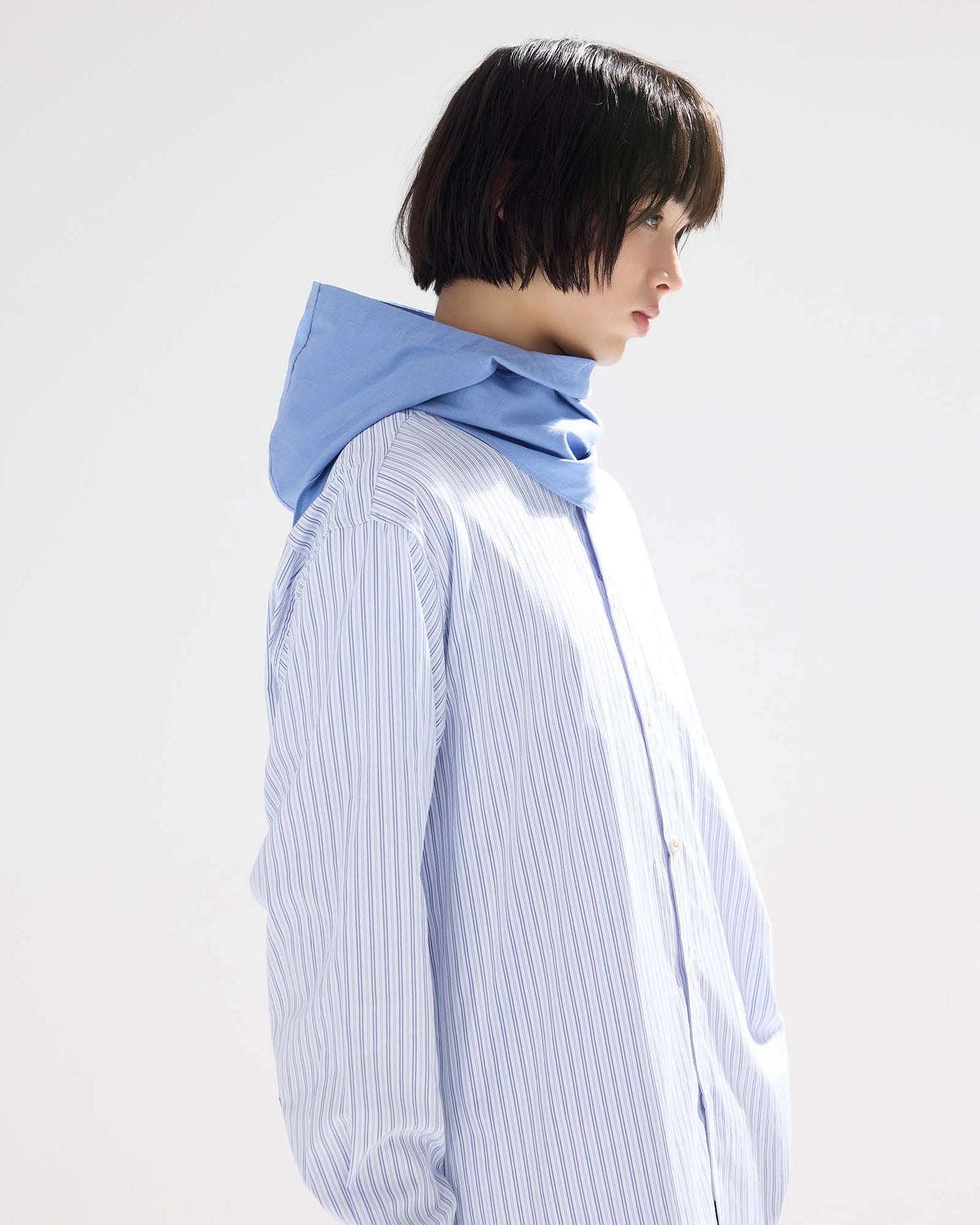 Striped Hooded Shirts