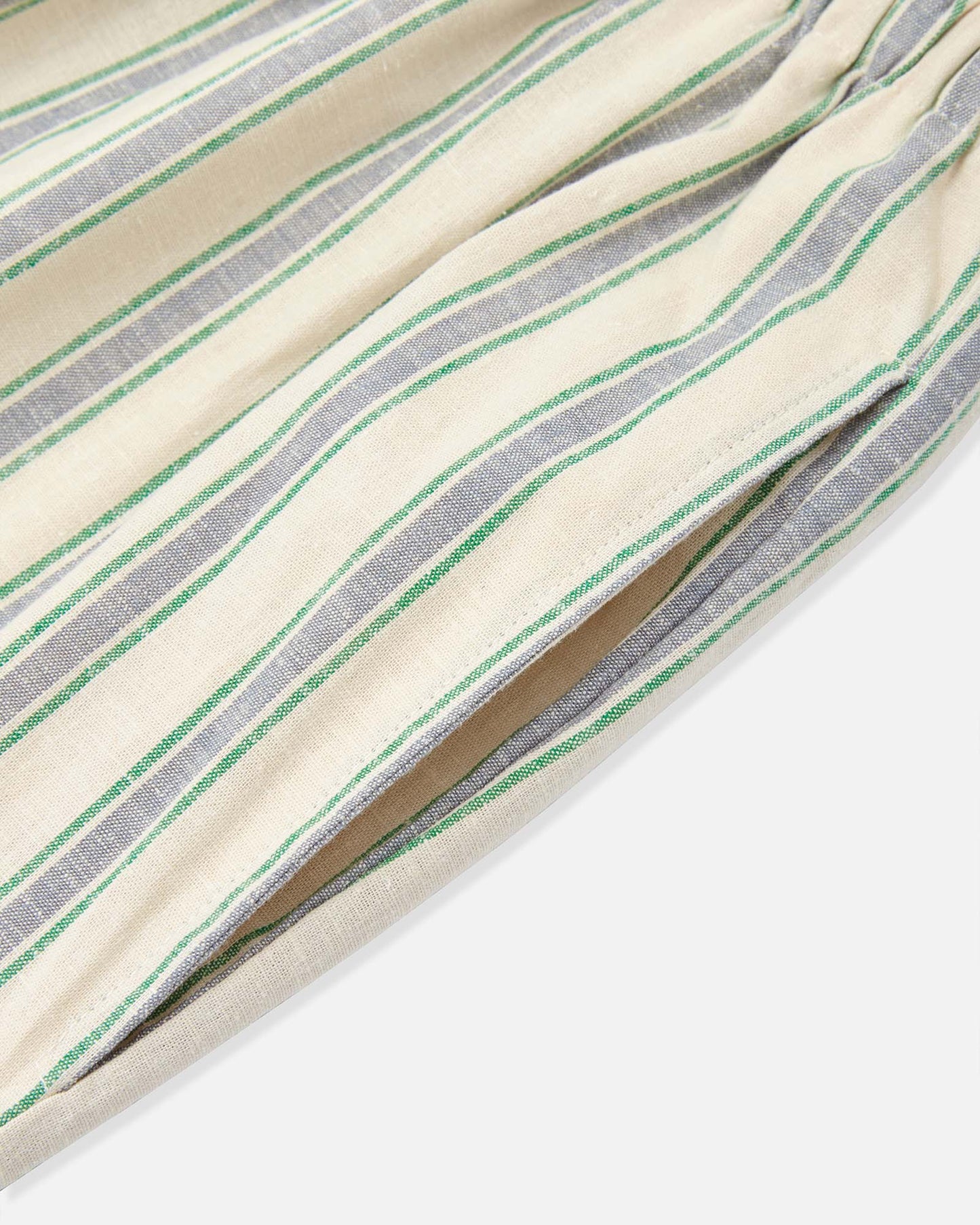 Pajama-style Striped Pants