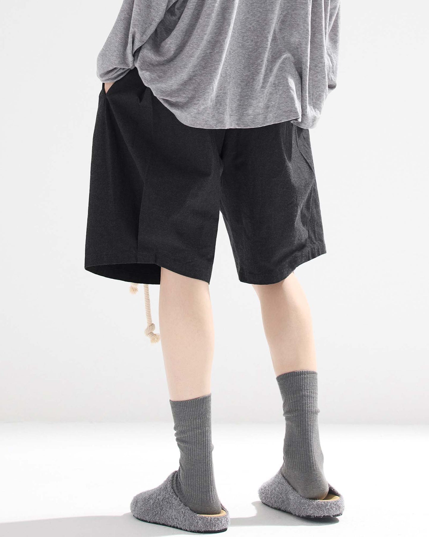 Belted Bermuda Shorts