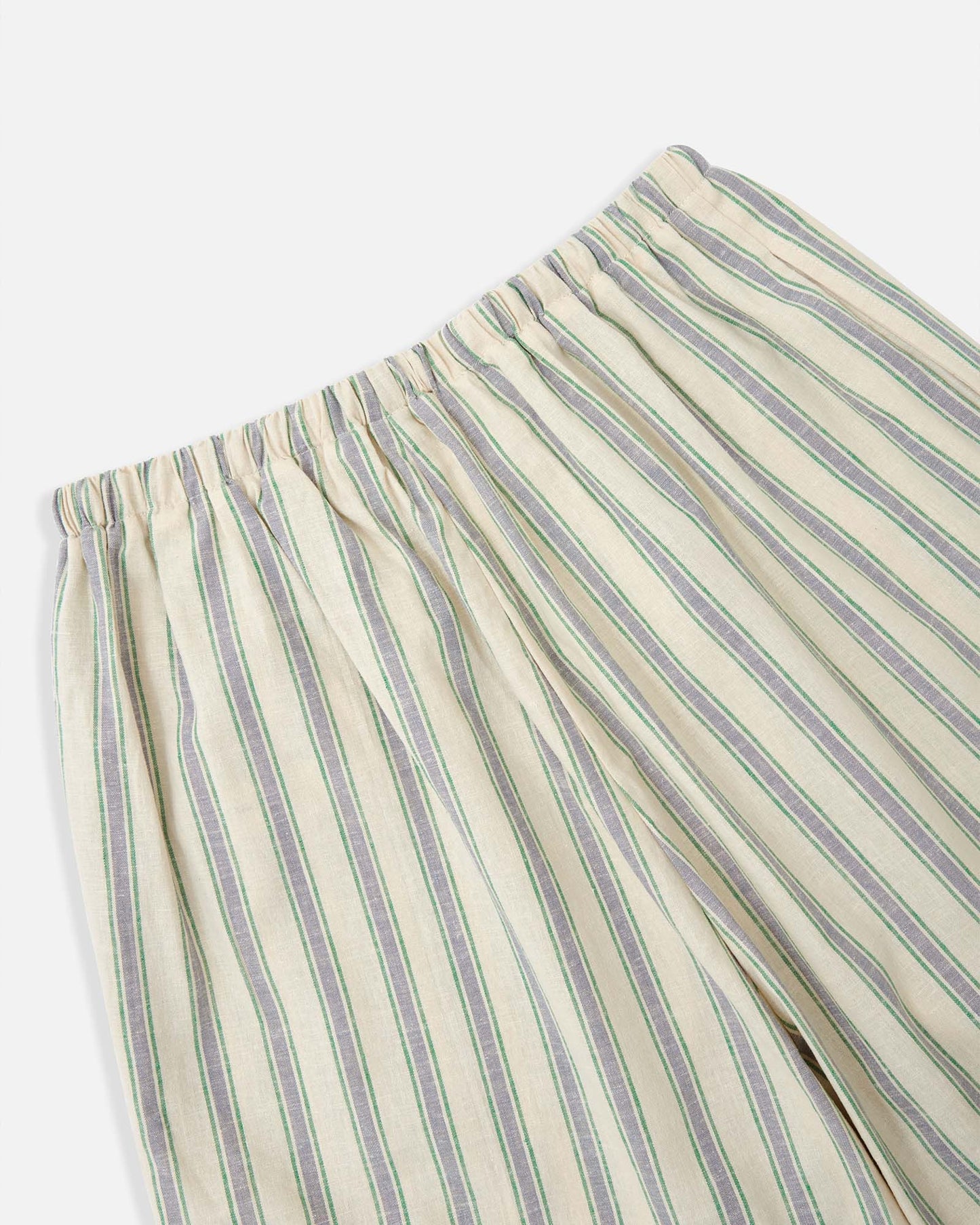 Pajama-style Striped Pants