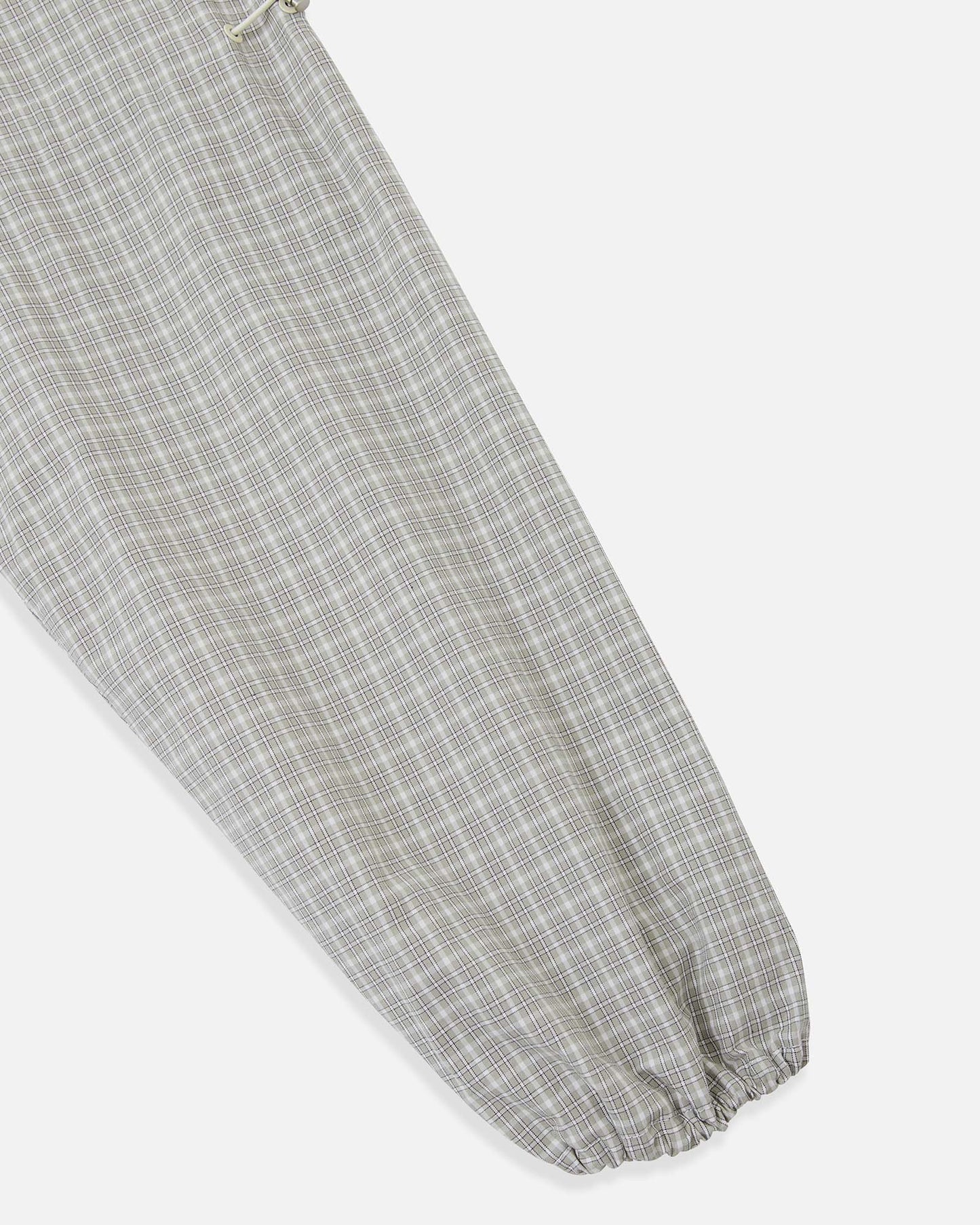 Bow Details Checked Shirt Jacket