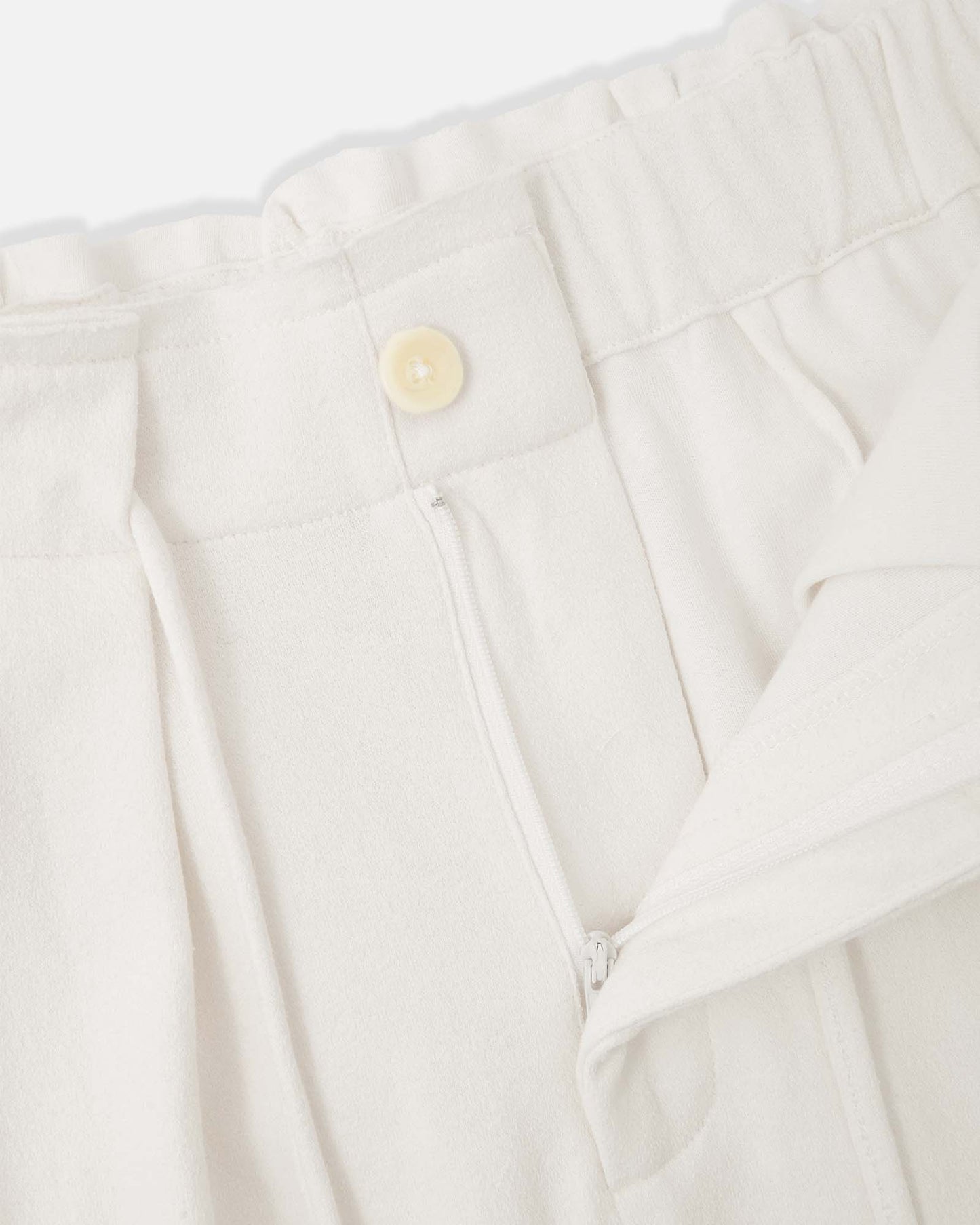 Shirred Relaxed-Fit Sweatpants