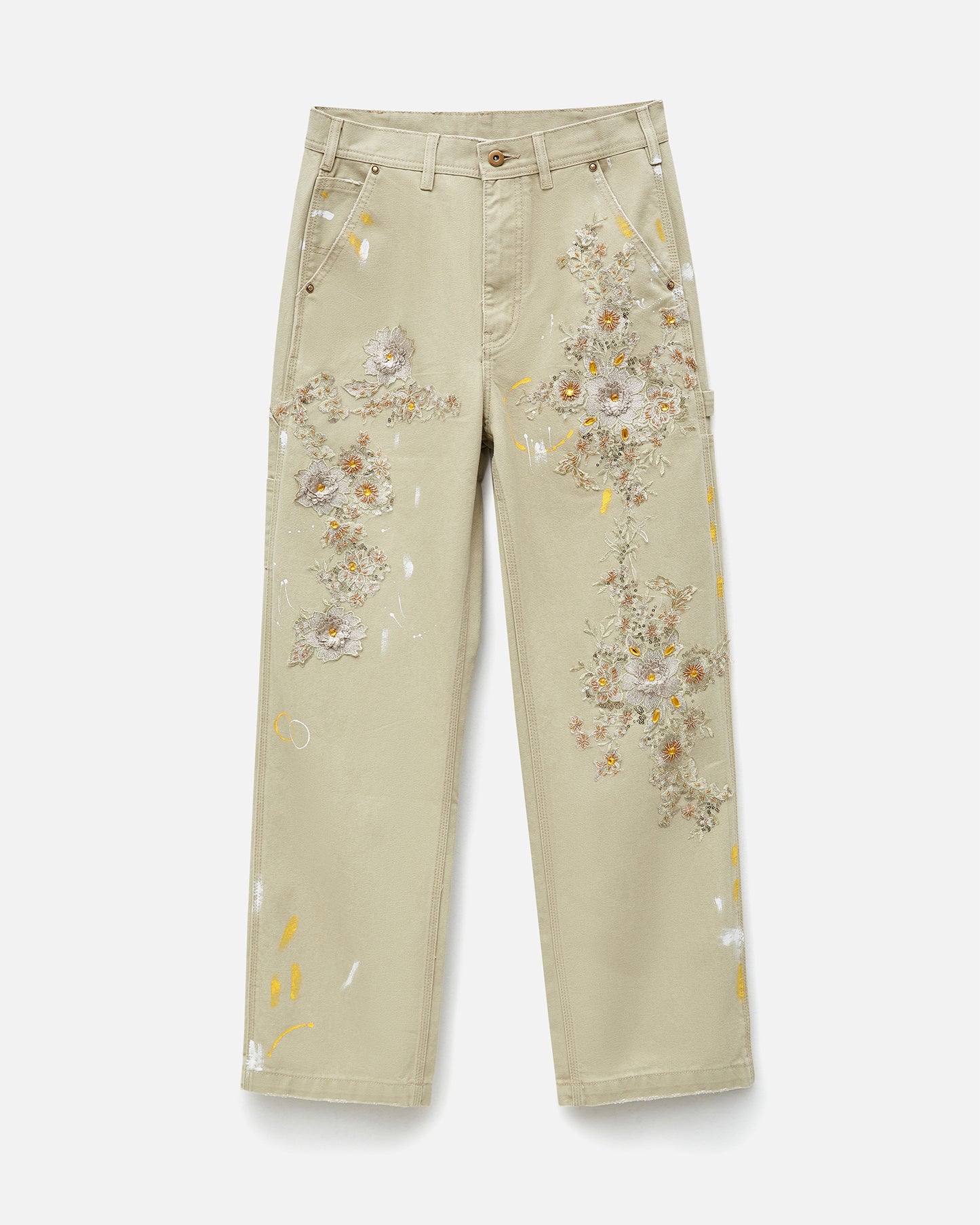 Embellished Carpenter Pants