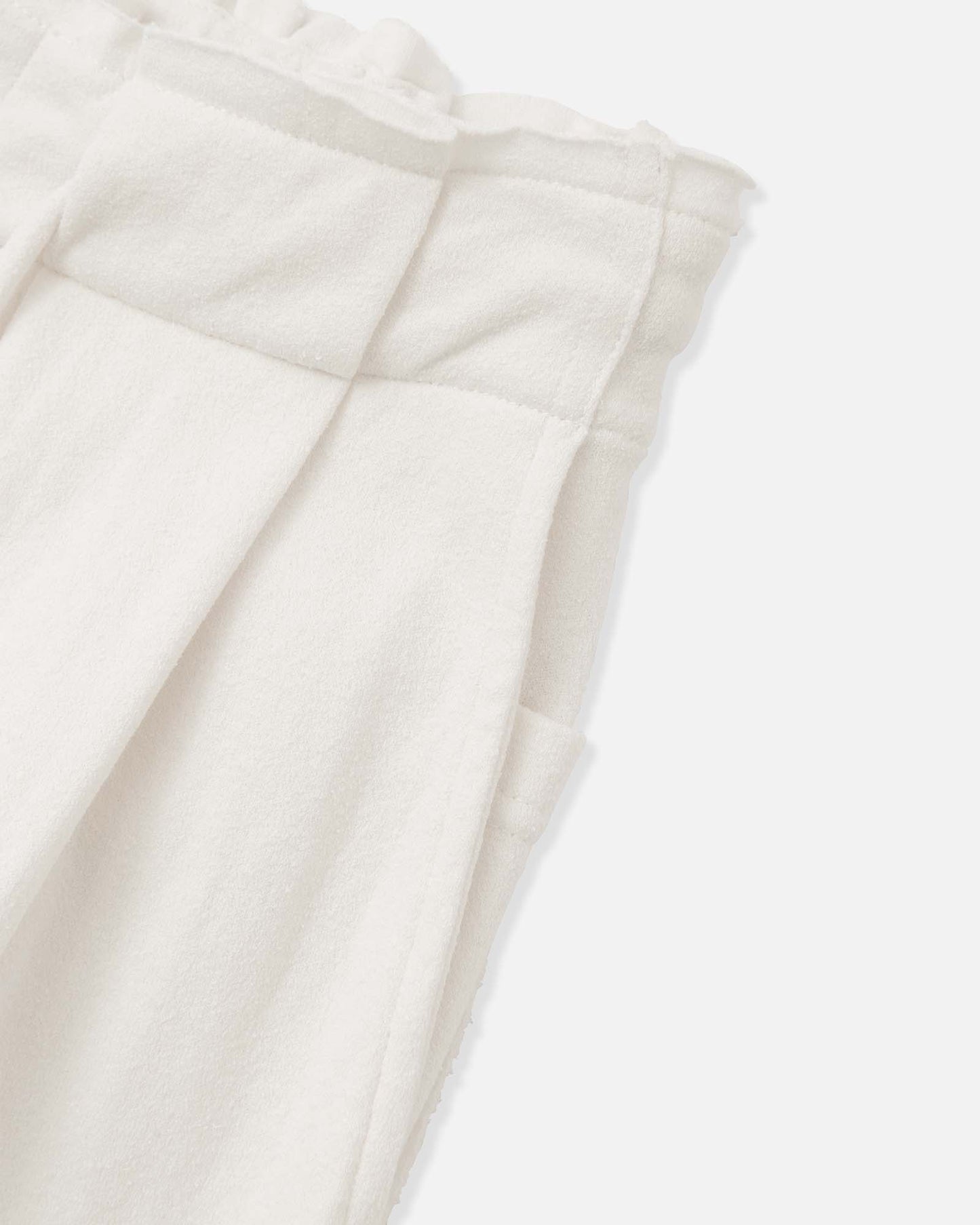 Shirred Relaxed-Fit Sweatpants