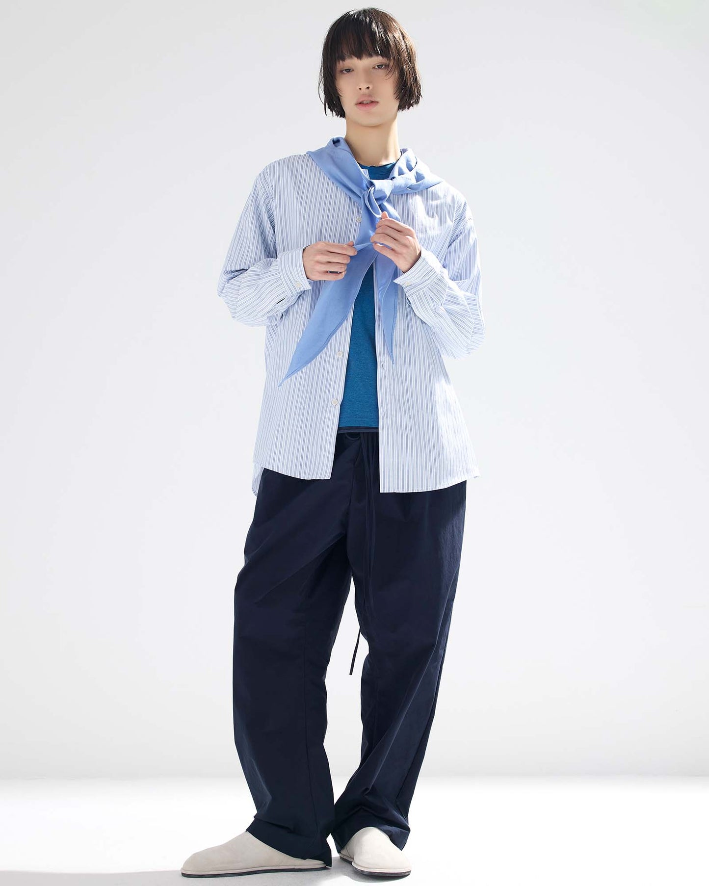 Striped Hooded Shirts