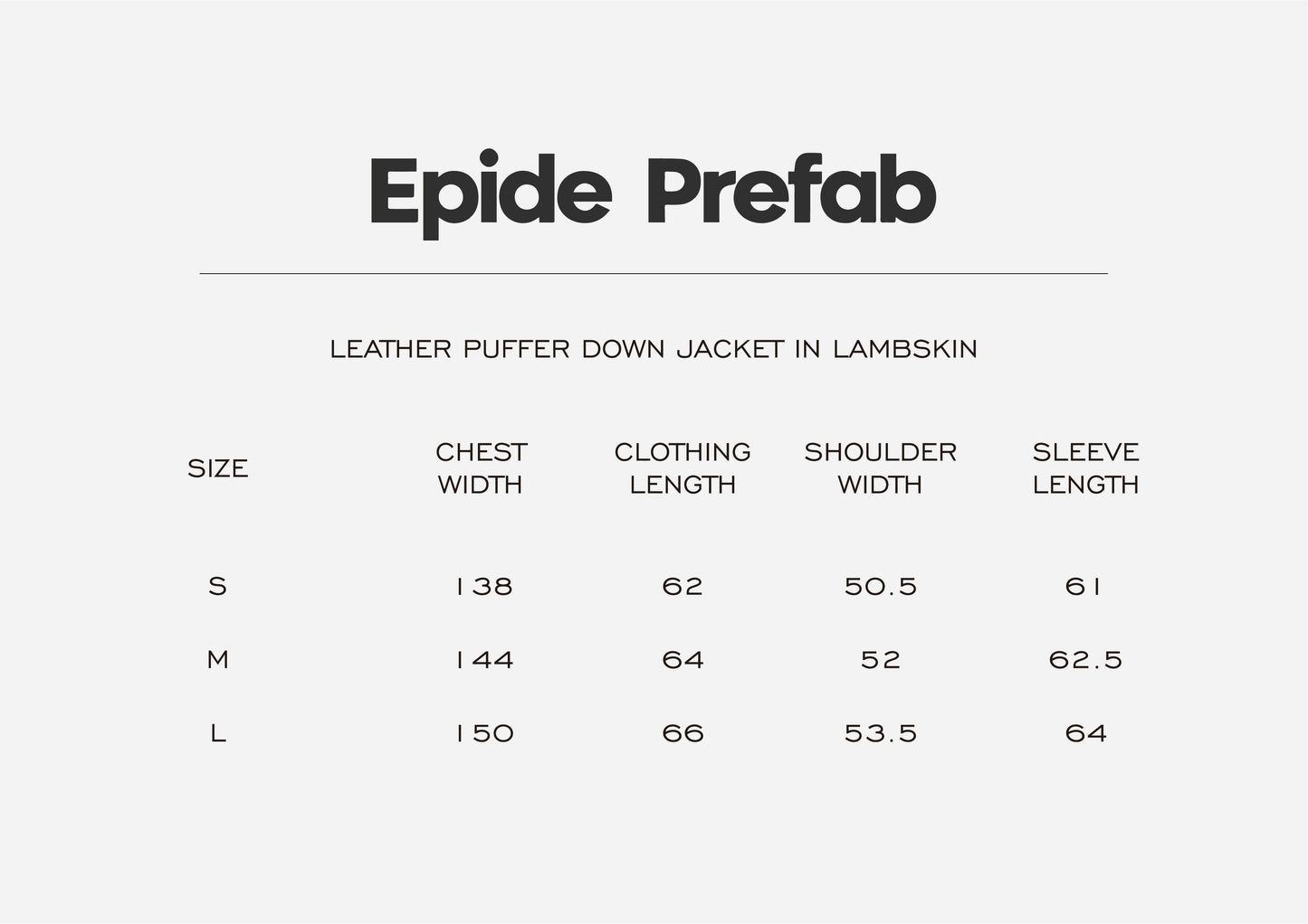 Leather Puffer Down acket in Lambskin