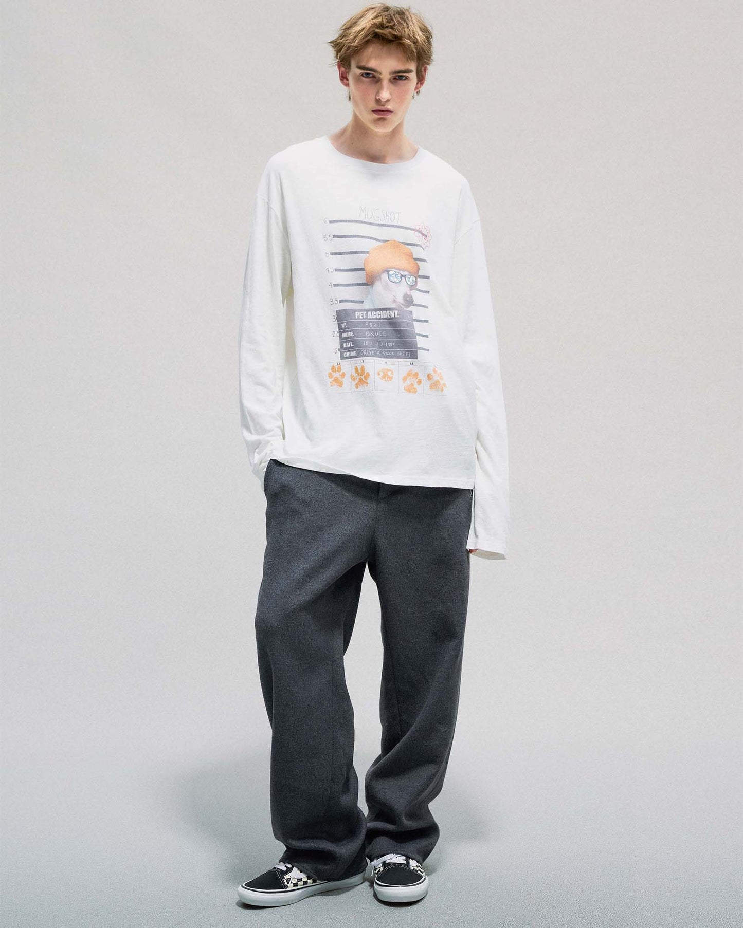 Bruce Mug Shot L/S T-shirt