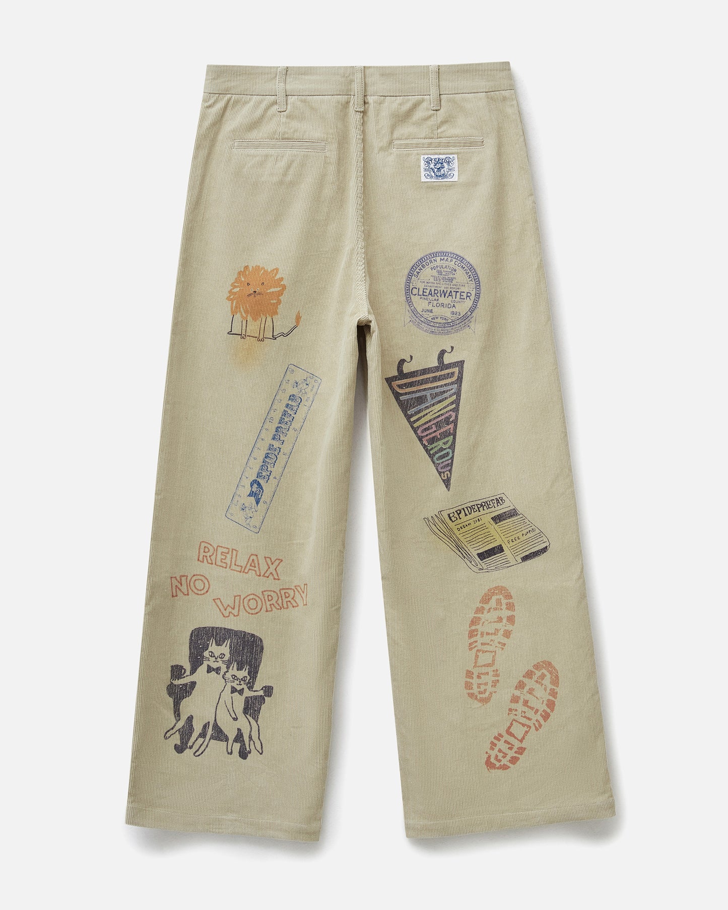 Graffiti Corduroy Chino