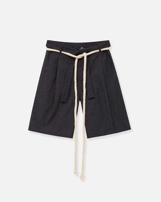 Belted Bermuda Shorts