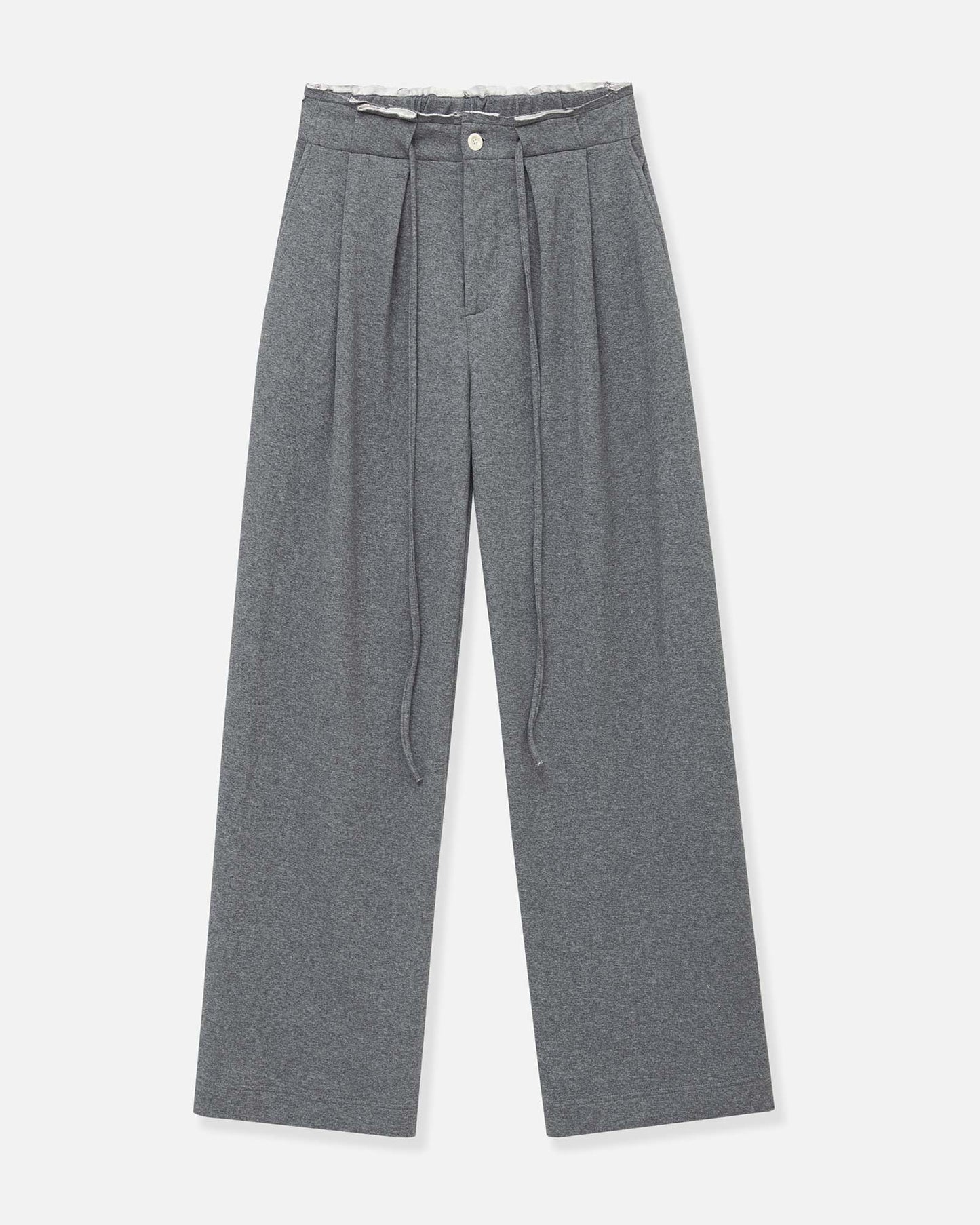 Shirred Relaxed-Fit Sweatpants