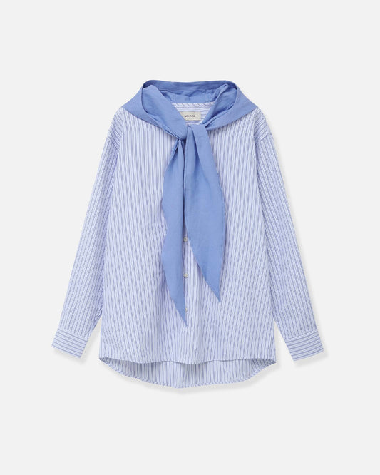 Striped Hooded Shirts