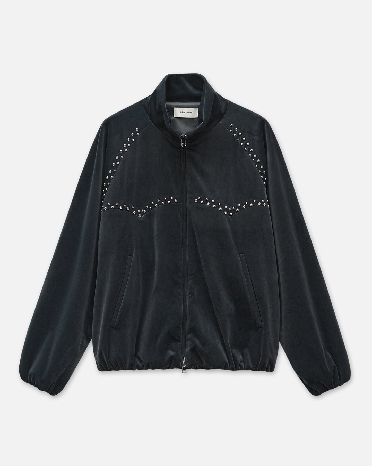 Studded Velvet Track Jacket