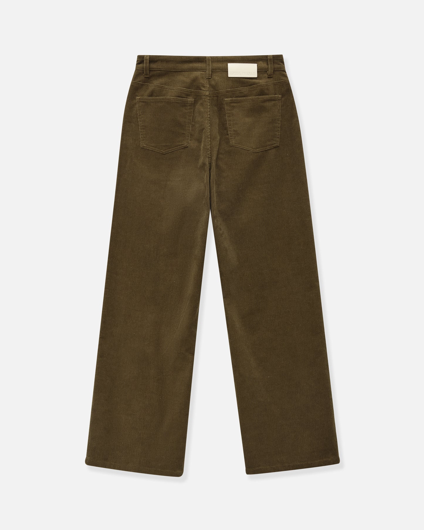 Denims Cut Leisure Pants in Cotton Corduroy