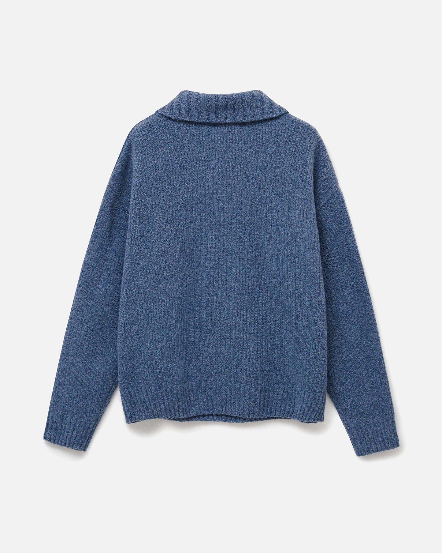 Buttoned Turtleneck Sweater