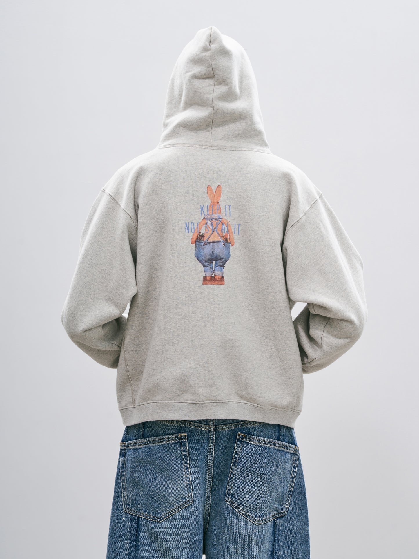 Rogue Rabbit Seamed Retro Hoodie