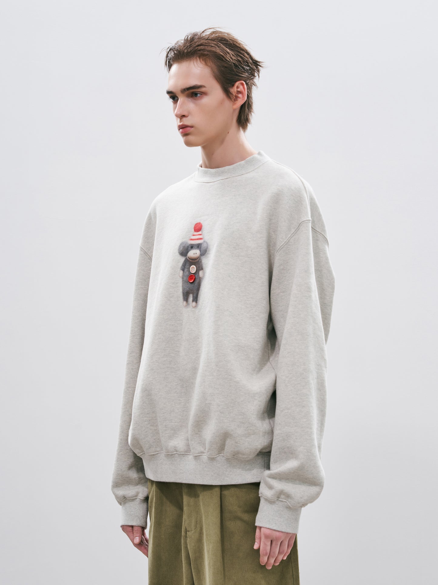 Needle Monkey Pullover Sweatshirt