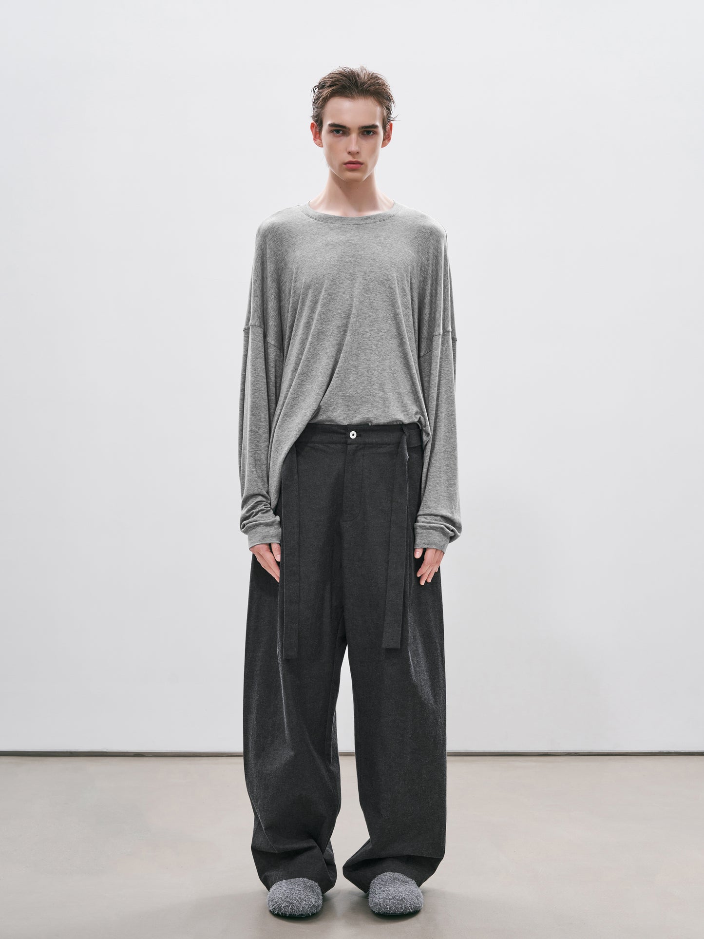 Belted Bermuda Trousers