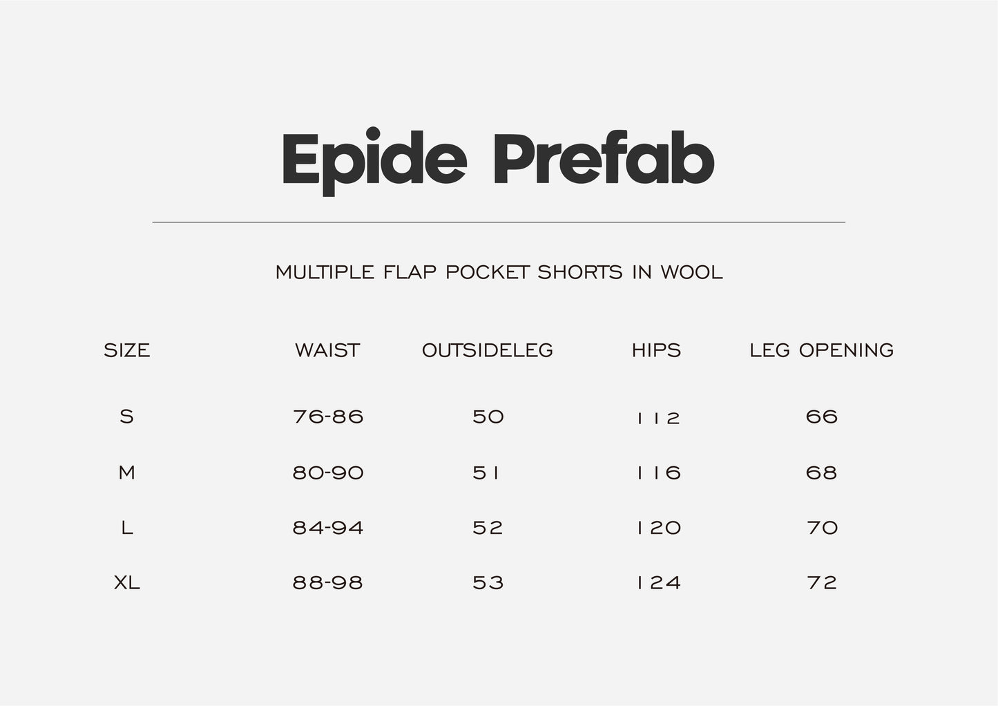 Multiple Flap Pocket Shorts in Wool