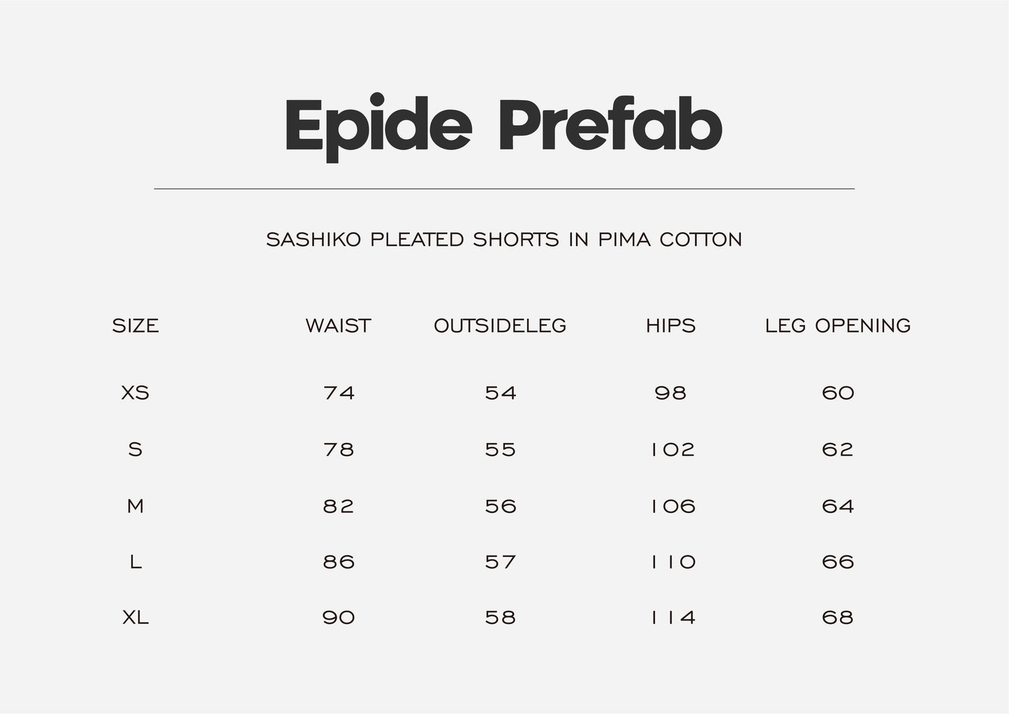 Sashiko Pleated Shorts in Pima Cotton