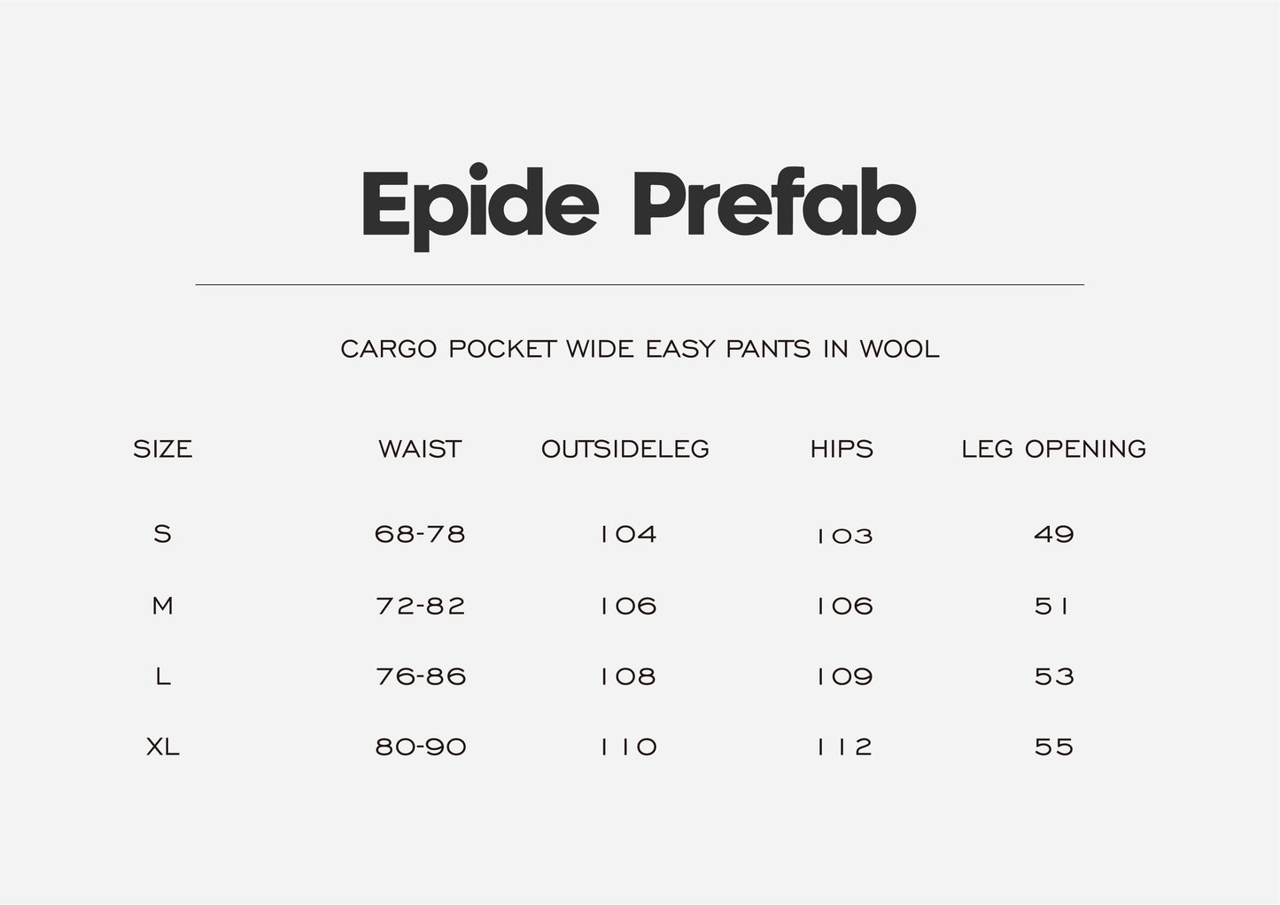 Cargo Pocket Wide Easy Pants in Wool