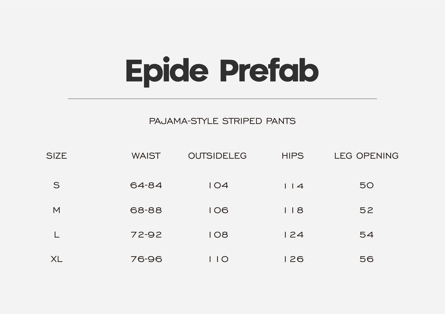 Pajama-style Striped Pants