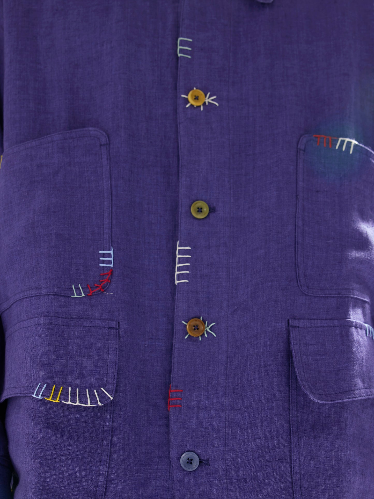 Hand Embroidered Frank Shirt Jackets