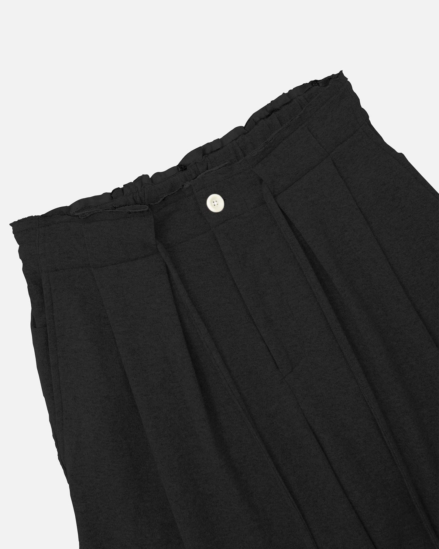 Shirred Relaxed-Fit Sweatpants