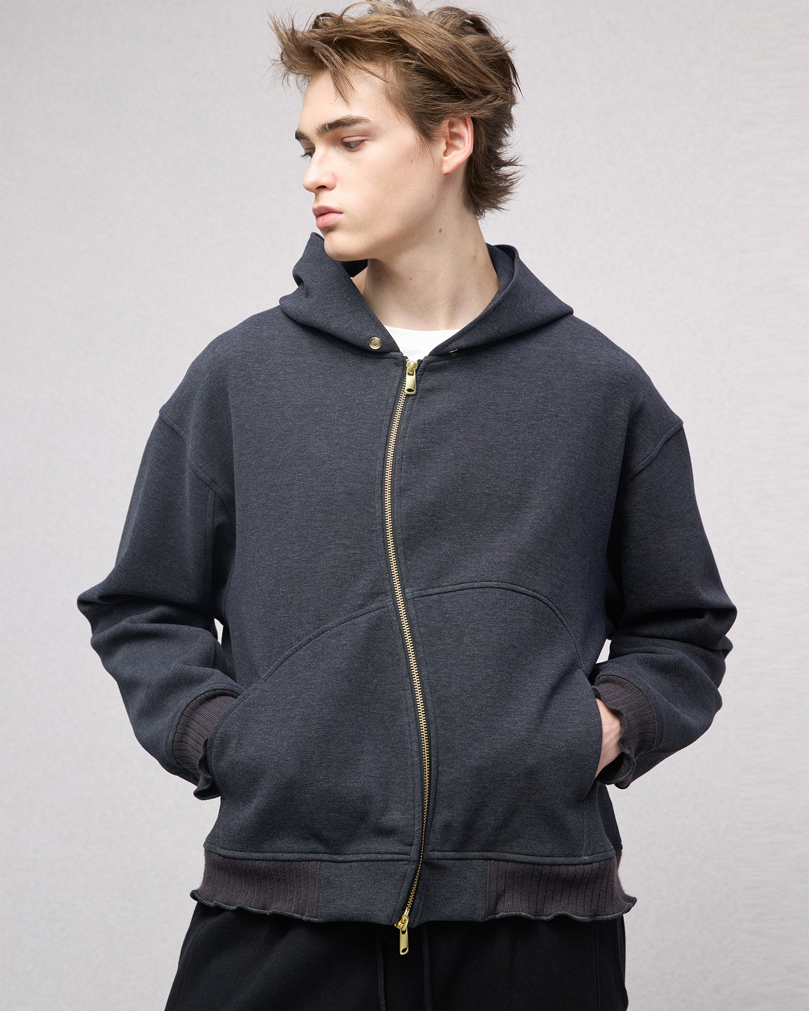 Wavy Zip Hoodie – EPIDE PREFAB