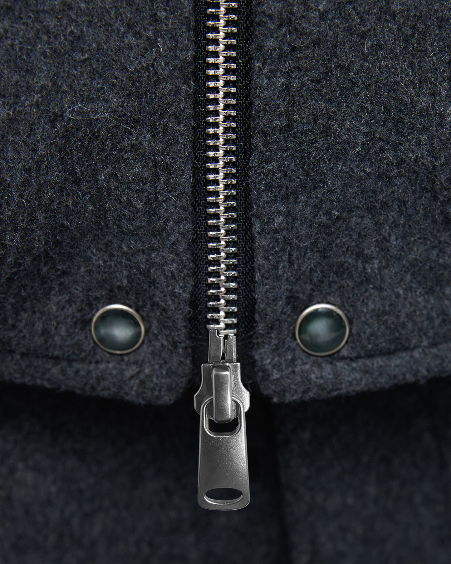 Eco Fur and Wool HoodedJacket