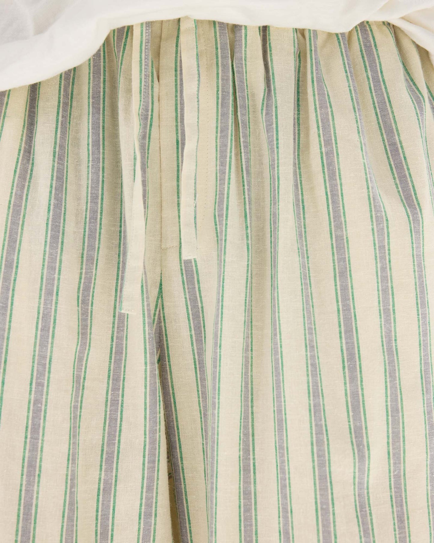 Pajama-style Striped Pants